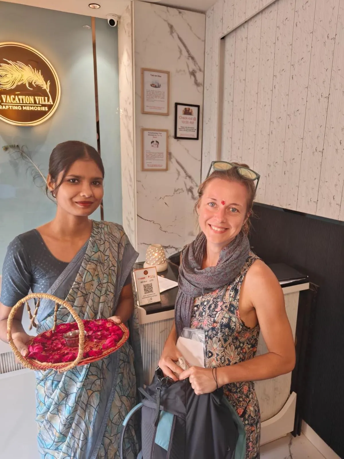 Lobby or reception in The Vacation Villa Agra A Boutique Hotel Near Taj Mahal