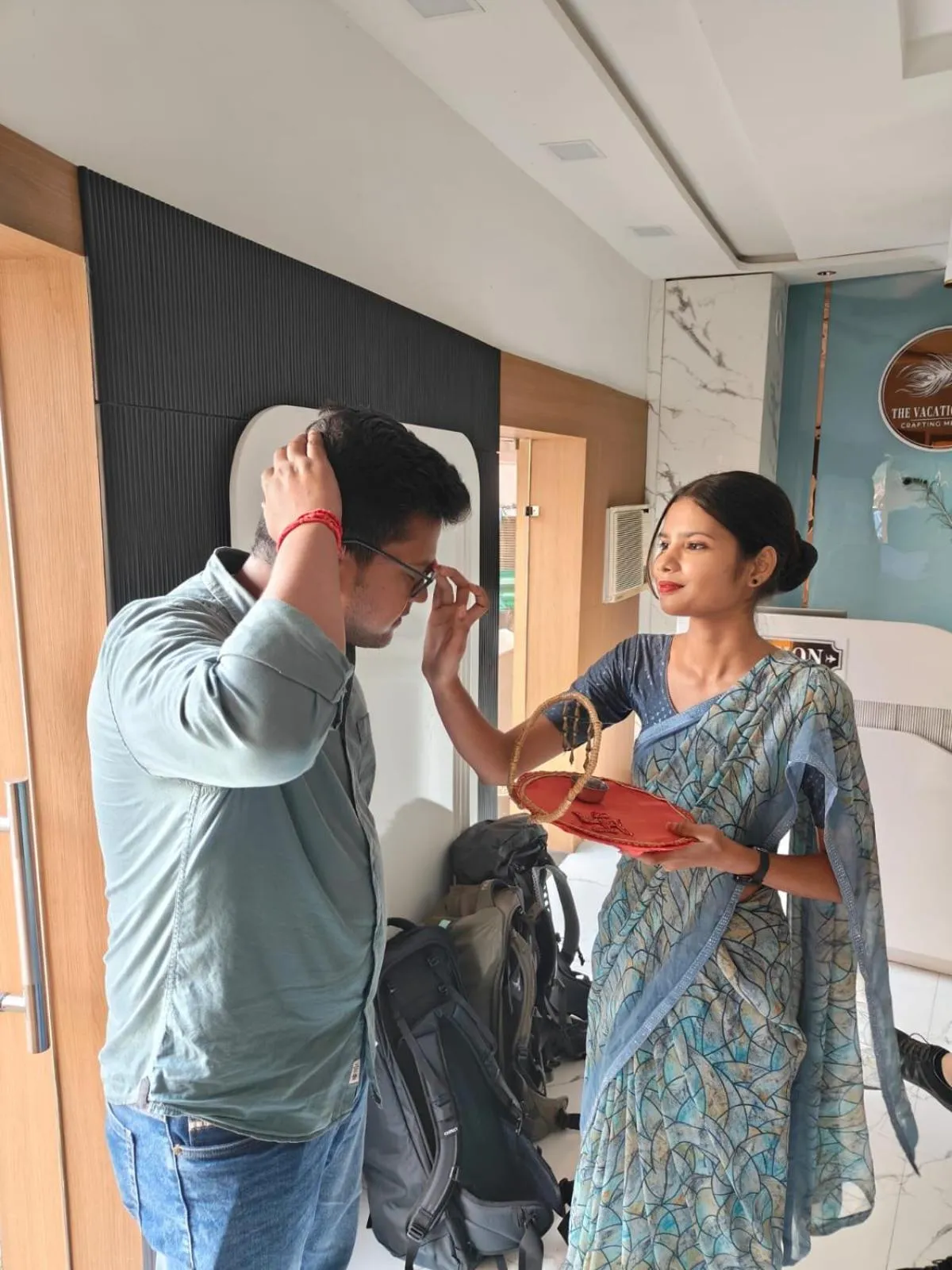 Lobby or reception in The Vacation Villa Agra A Boutique Hotel Near Taj Mahal