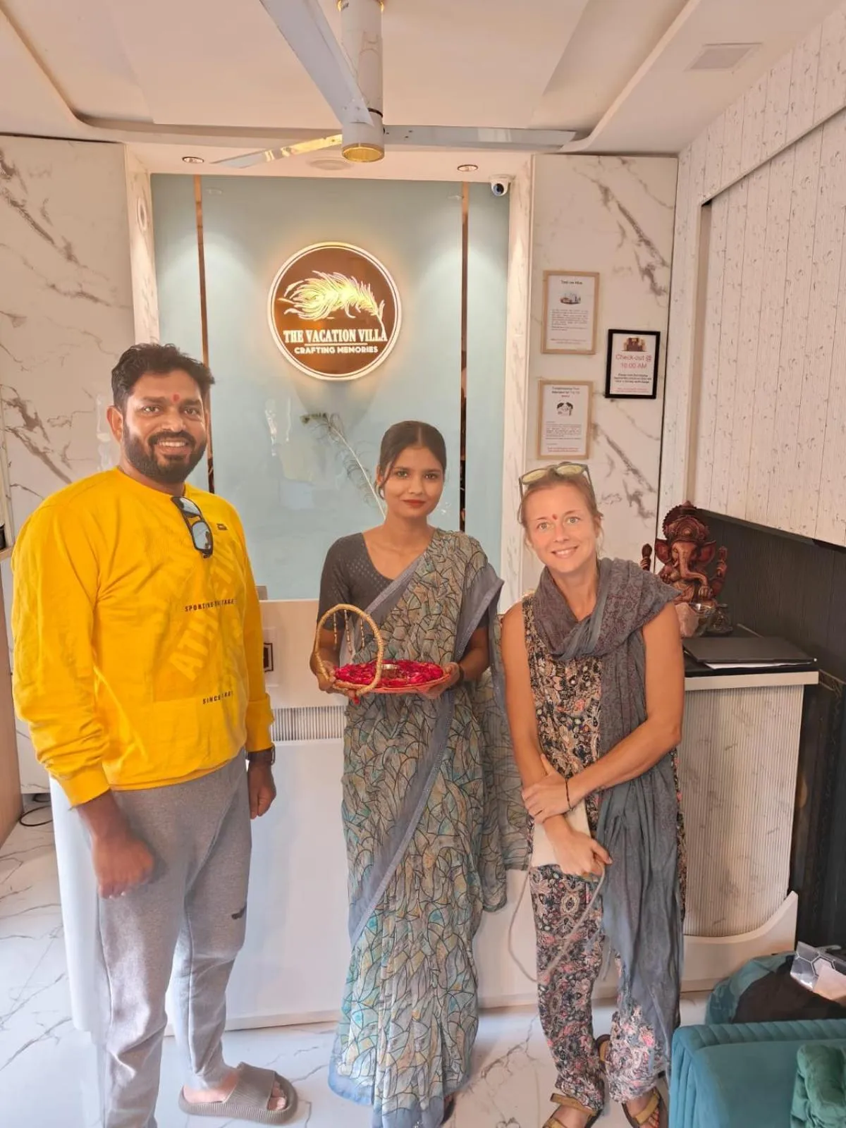 Lobby or reception in The Vacation Villa Agra A Boutique Hotel Near Taj Mahal