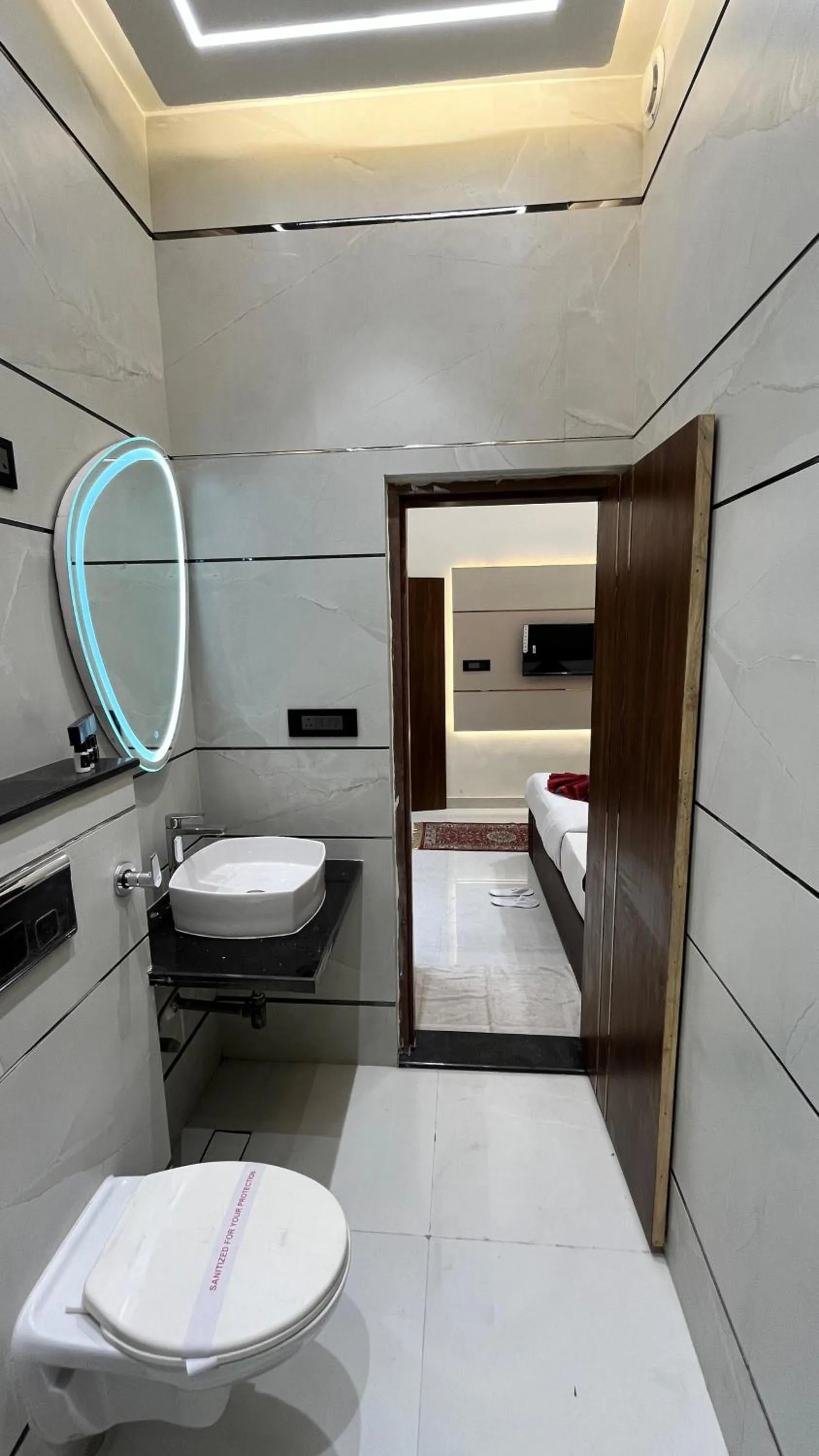 Bathroom in The Vacation Villa Agra A Boutique Hotel Near Taj Mahal