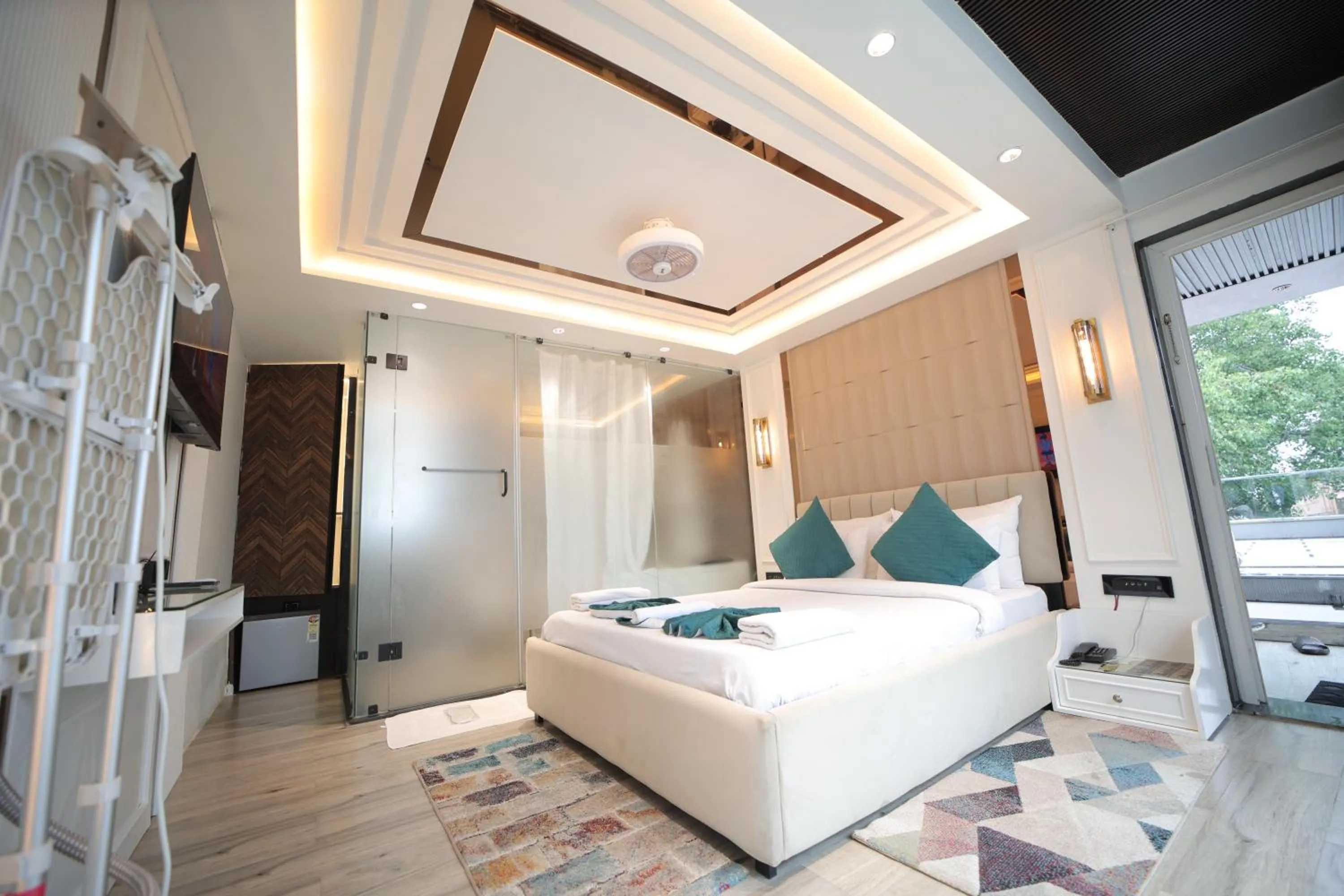 Bedroom, Bed in The Vacation Villa Agra A Boutique Hotel Near Taj Mahal