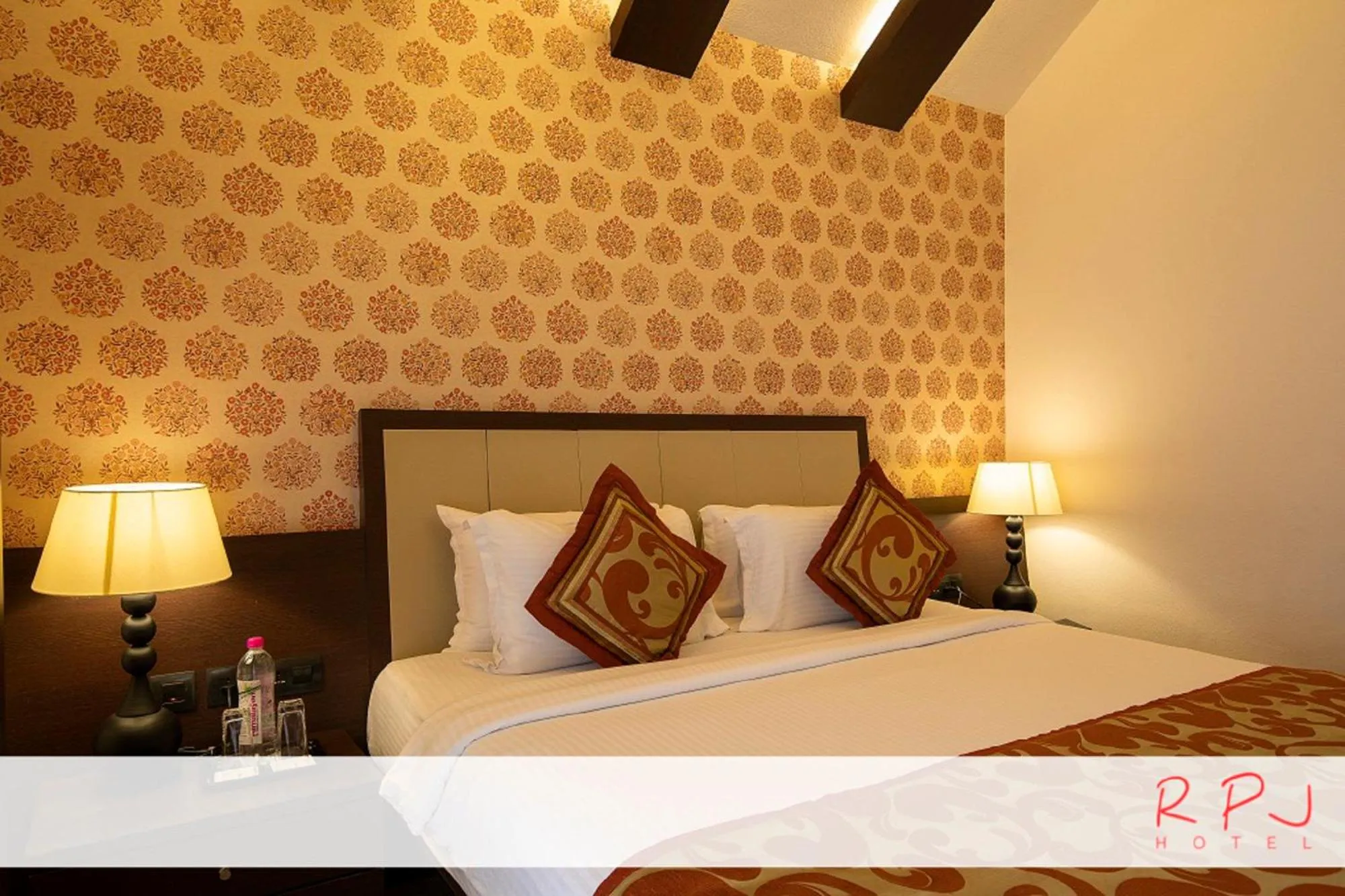 Bed in RPJ Hotel Rajkot