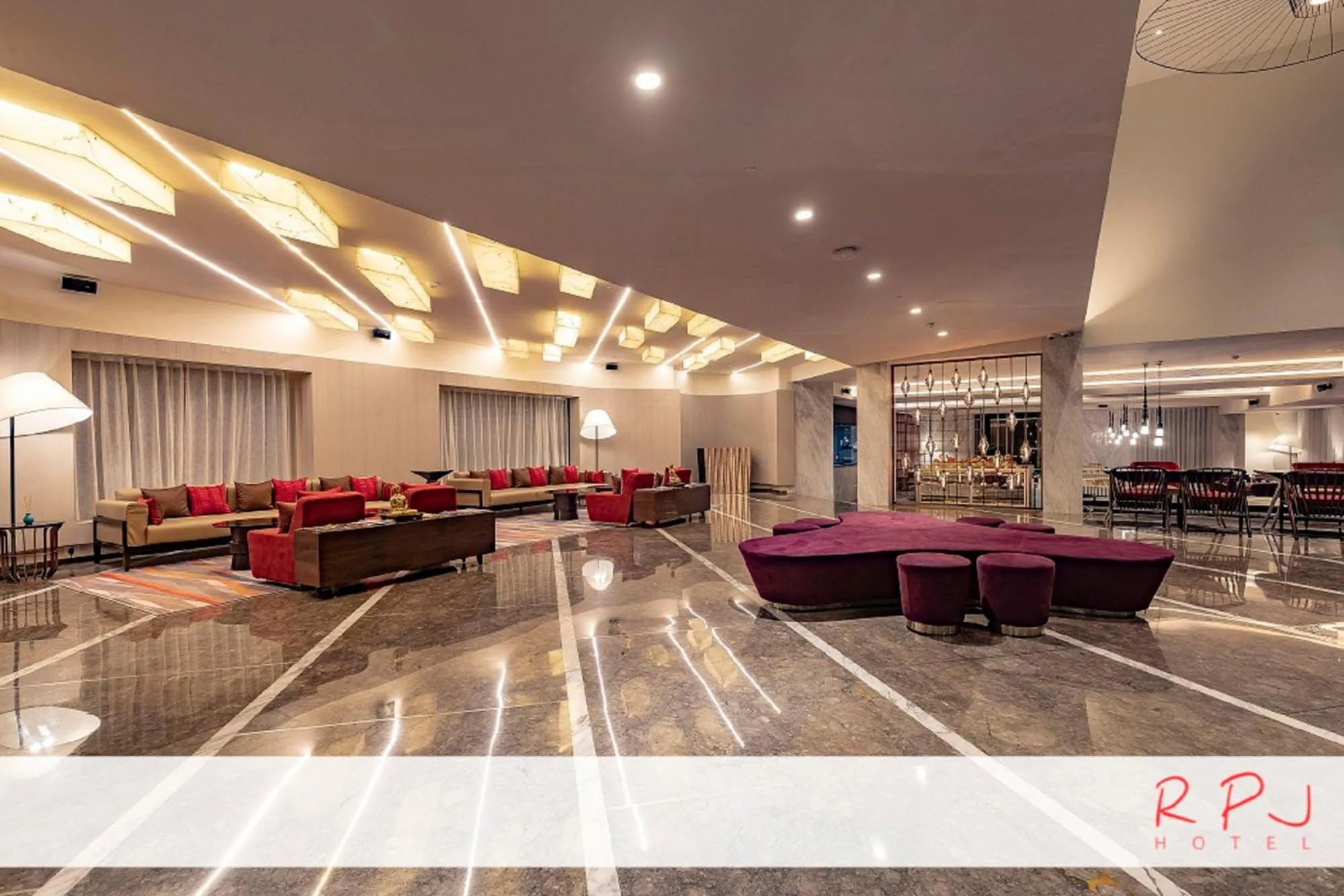 Lobby or reception in RPJ Hotel Rajkot