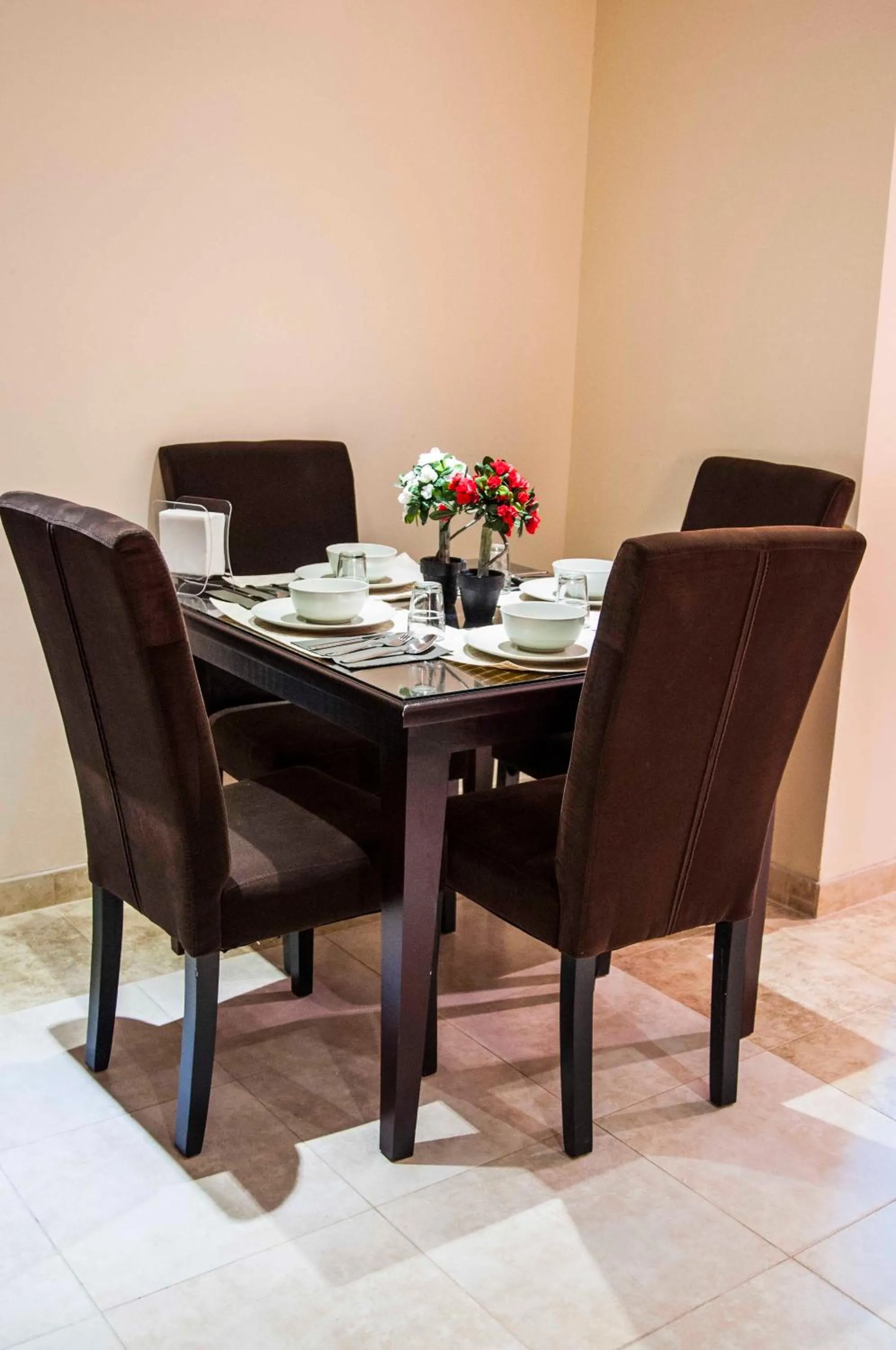 Dining area in City Suites