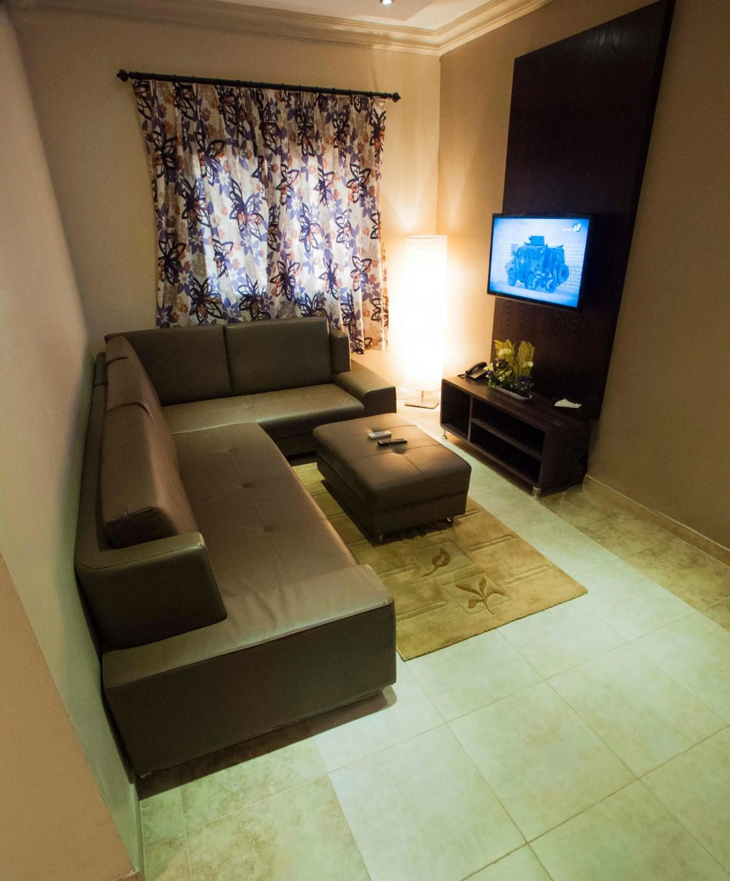 Seating area in City Suites