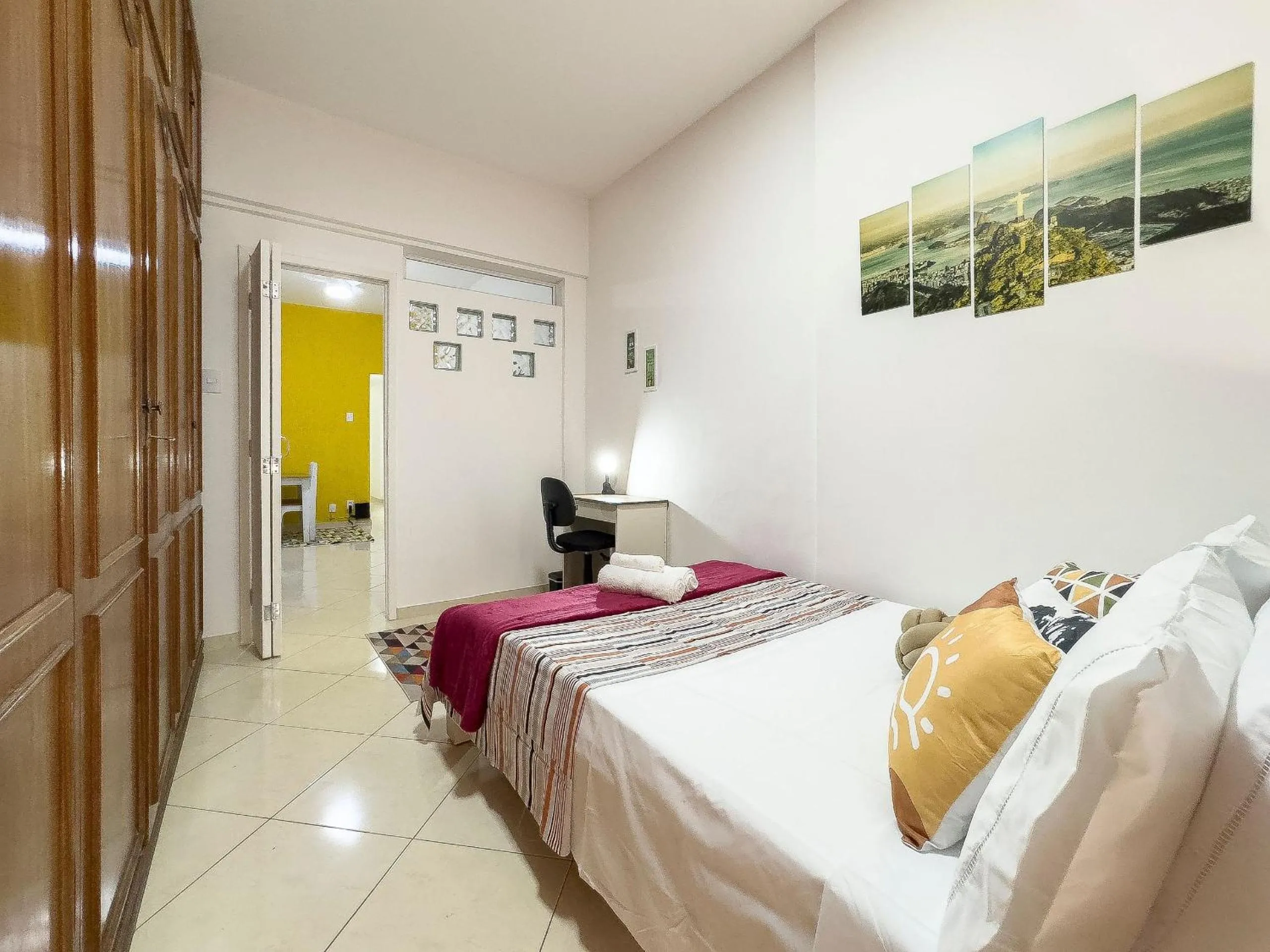 Bed in Localização Perfeita: 1Qto, 3min Orla