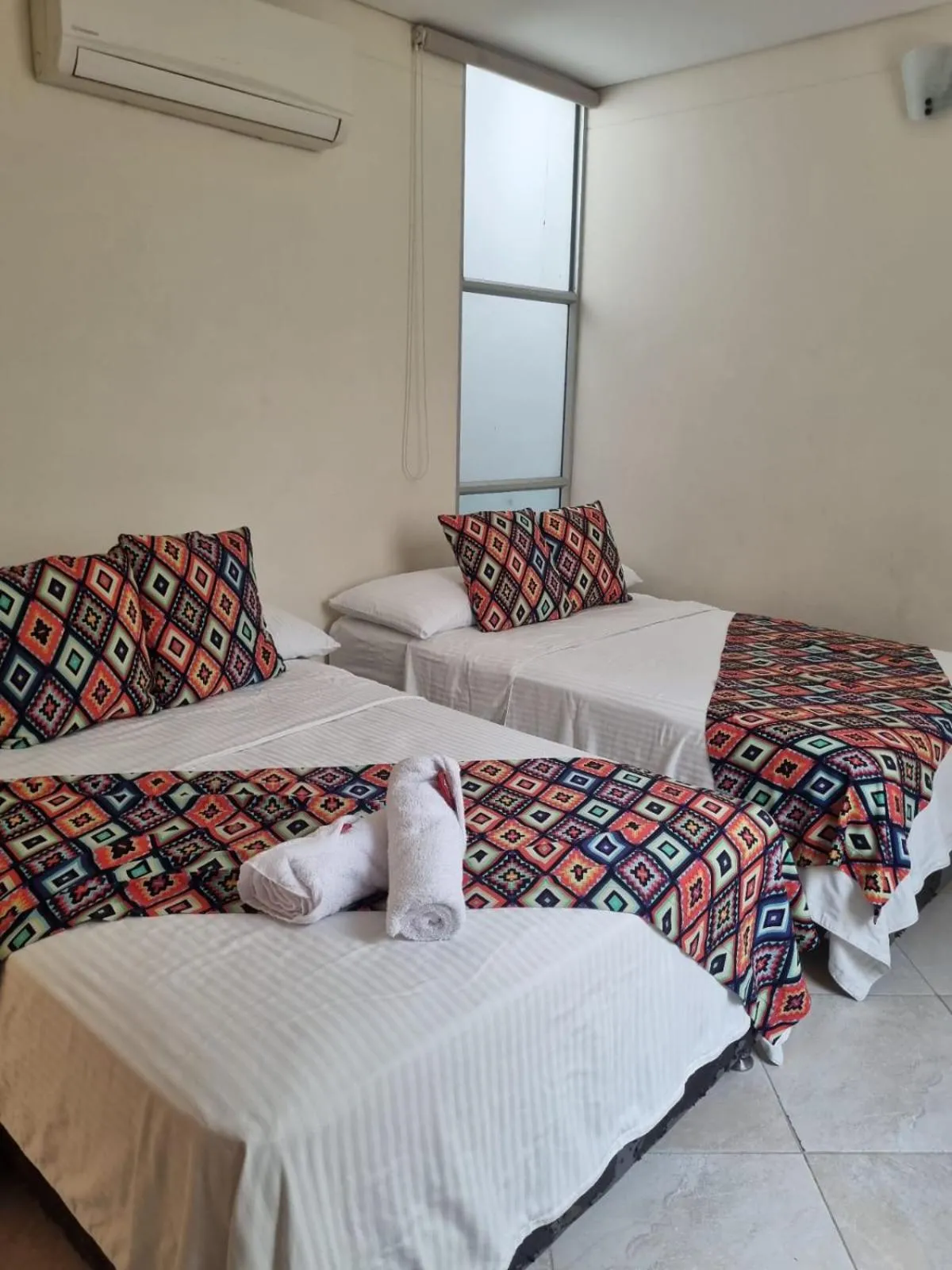 Bathroom, Bed in Hotel Tierra Santa Santa Fe de Antioquia
