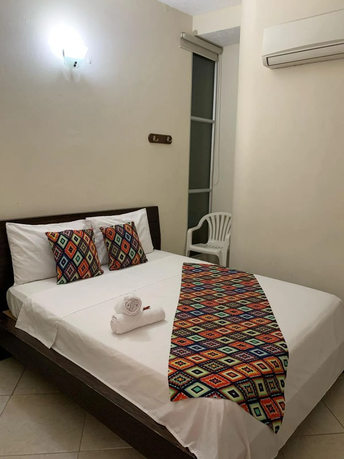 Bed in Hotel Tierra Santa Santa Fe de Antioquia