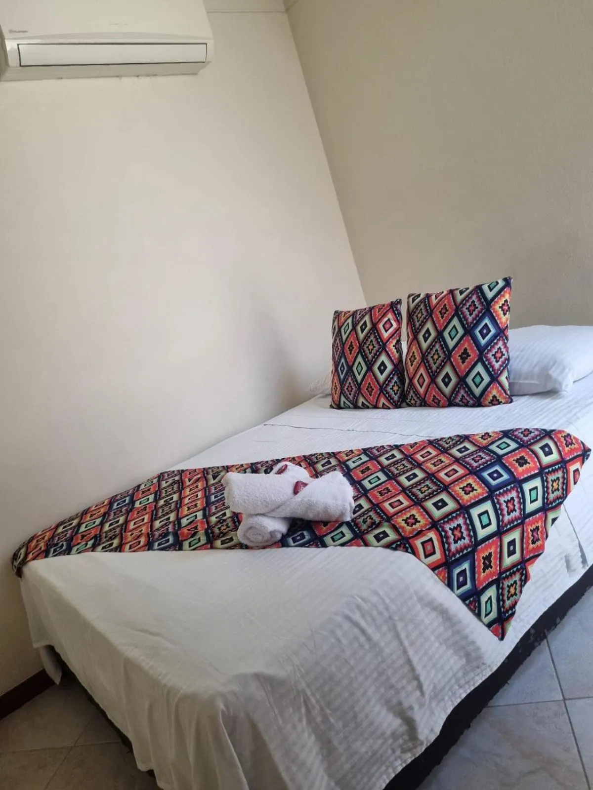 Bathroom, Bed in Hotel Tierra Santa Santa Fe de Antioquia