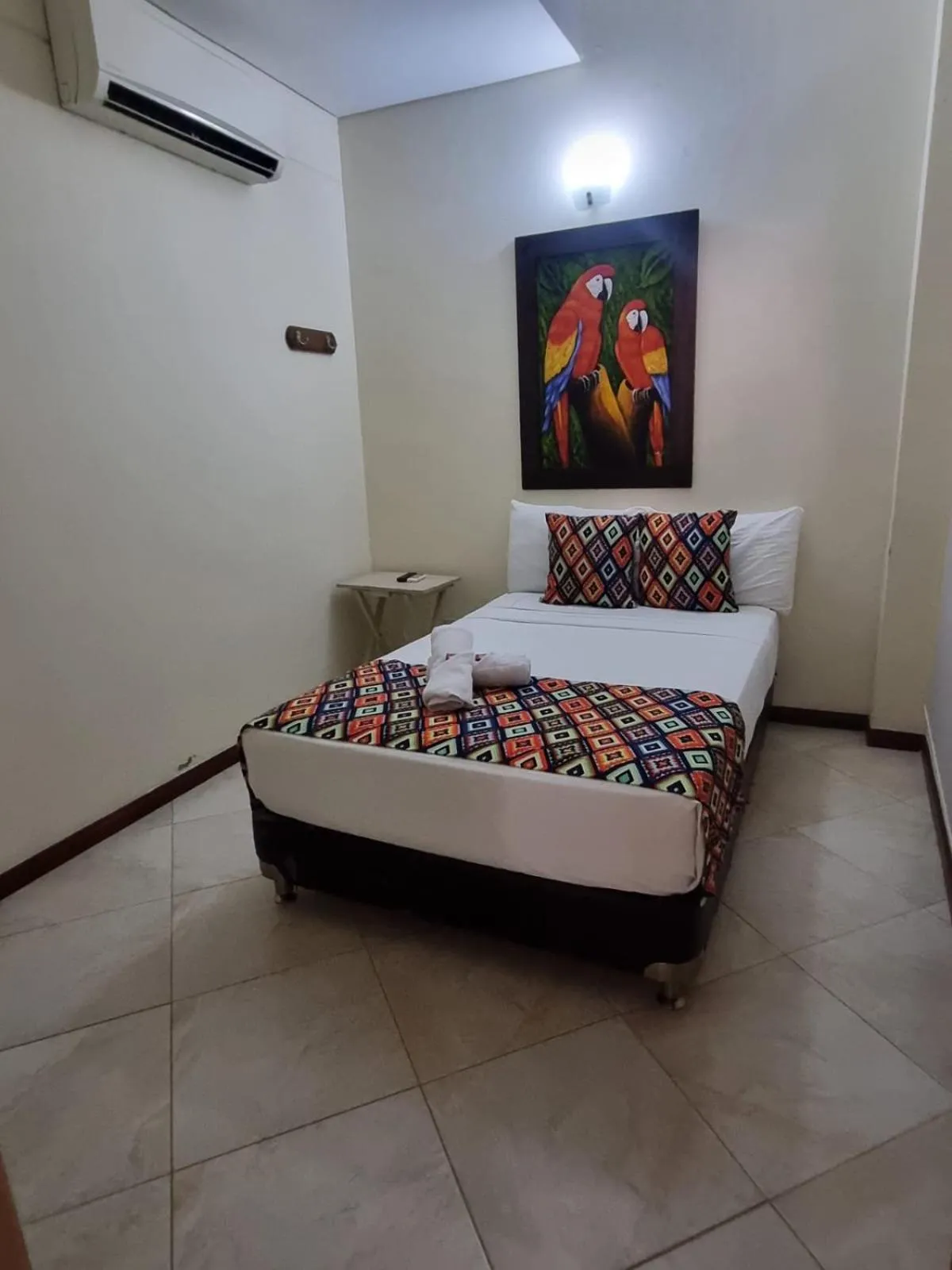 Bed in Hotel Tierra Santa Santa Fe de Antioquia