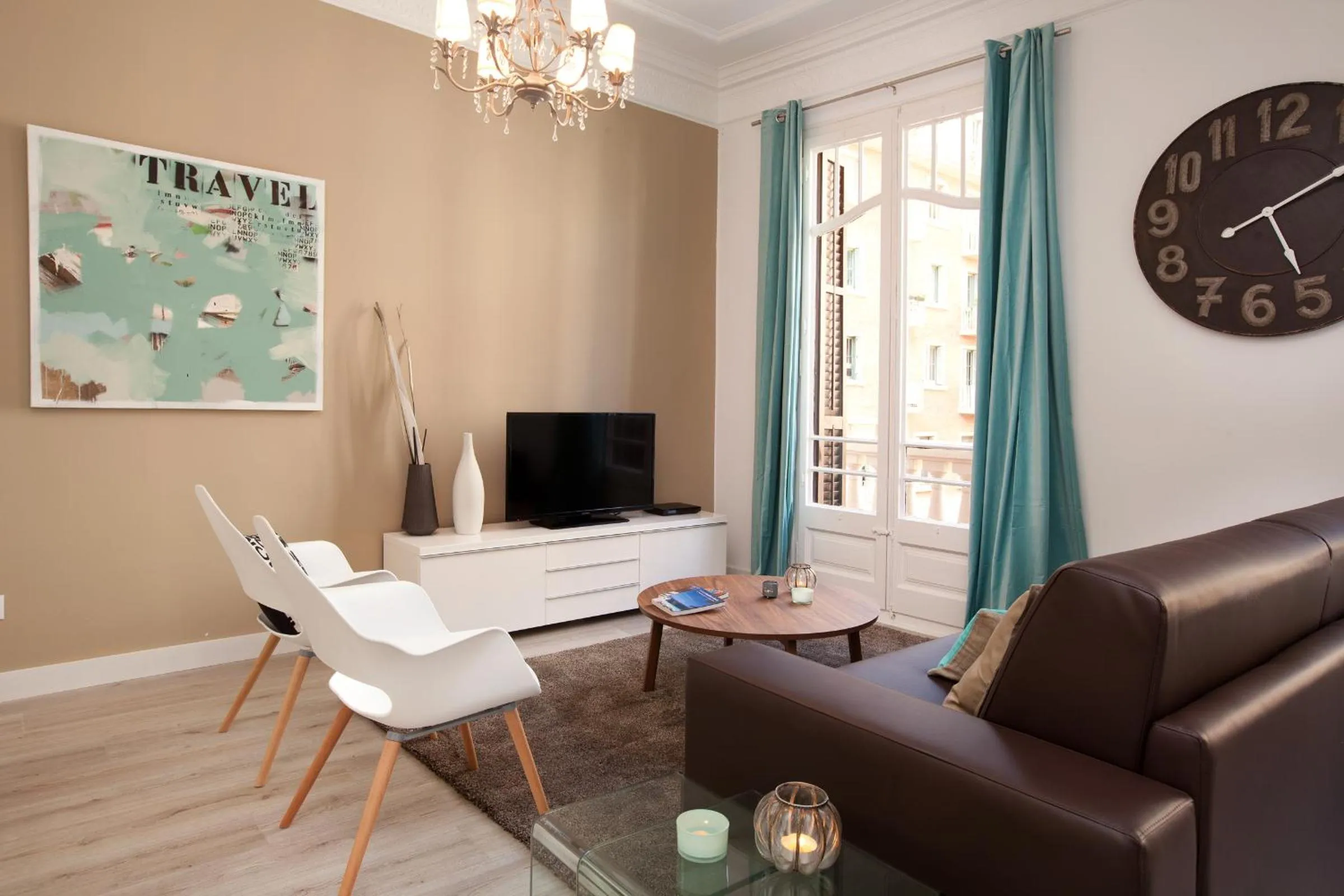 Living room in Click&Flat Seneca Suites