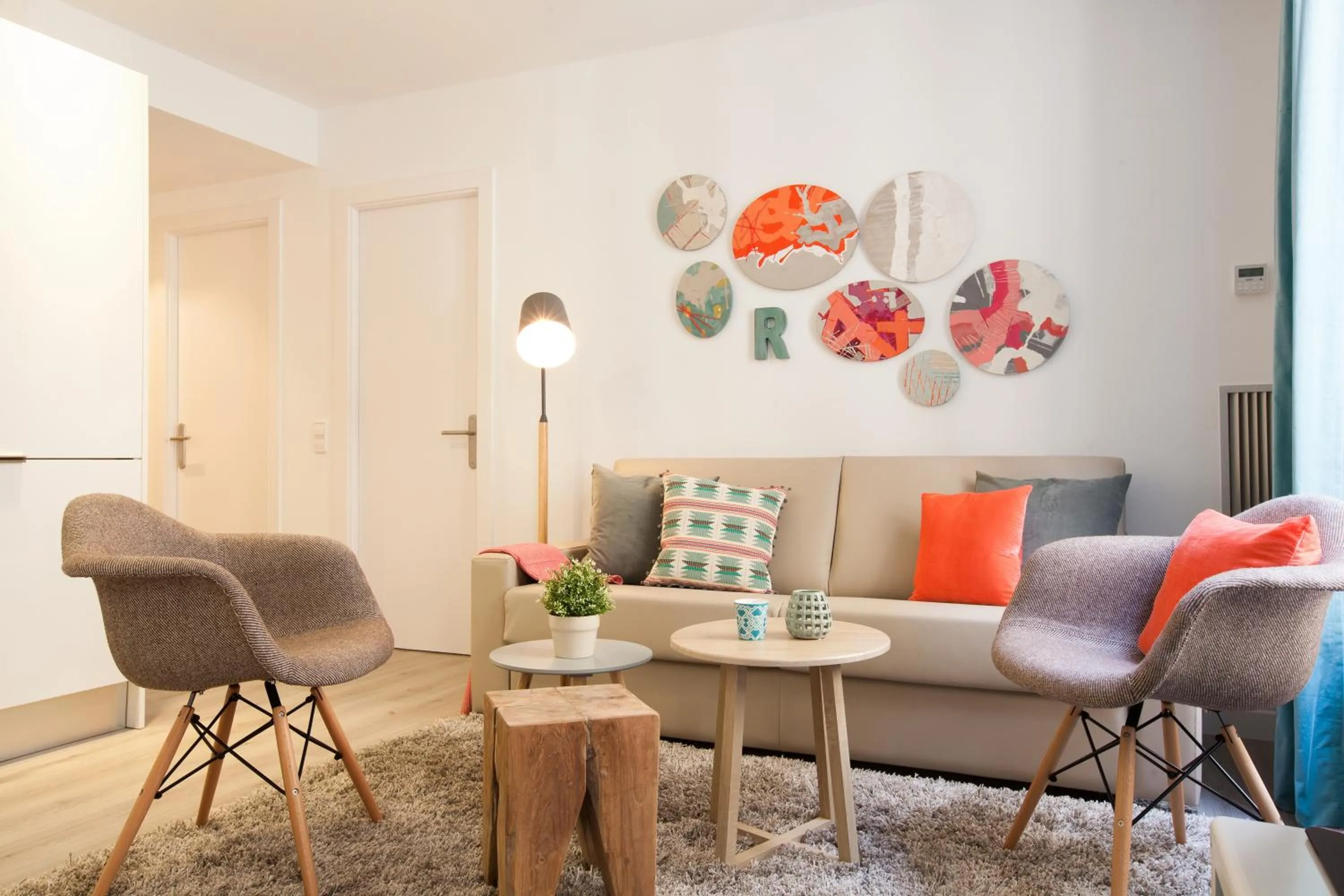 Living room in Click&Flat Seneca Suites