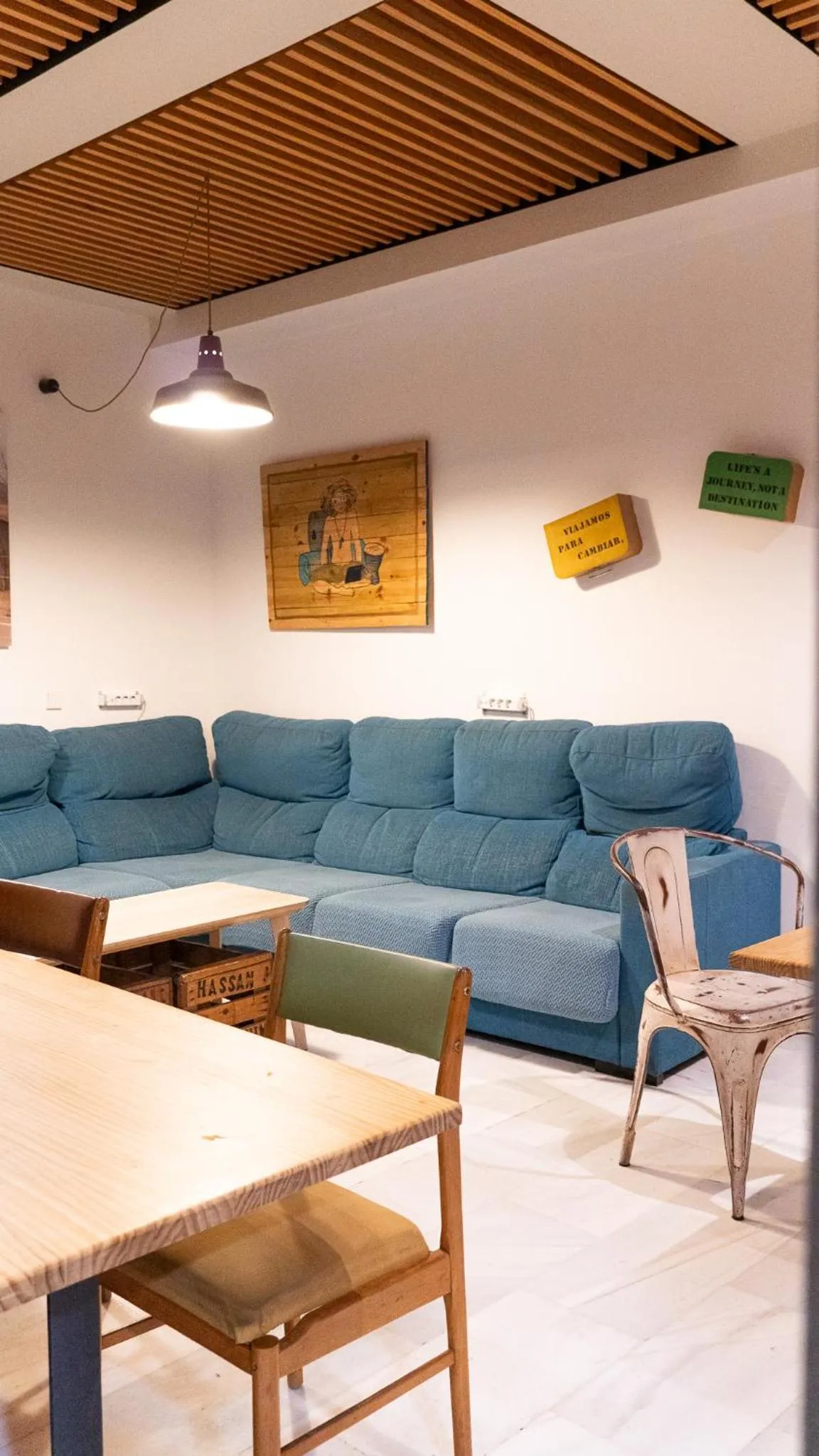 Living room in The Nomad Hostel&Pension