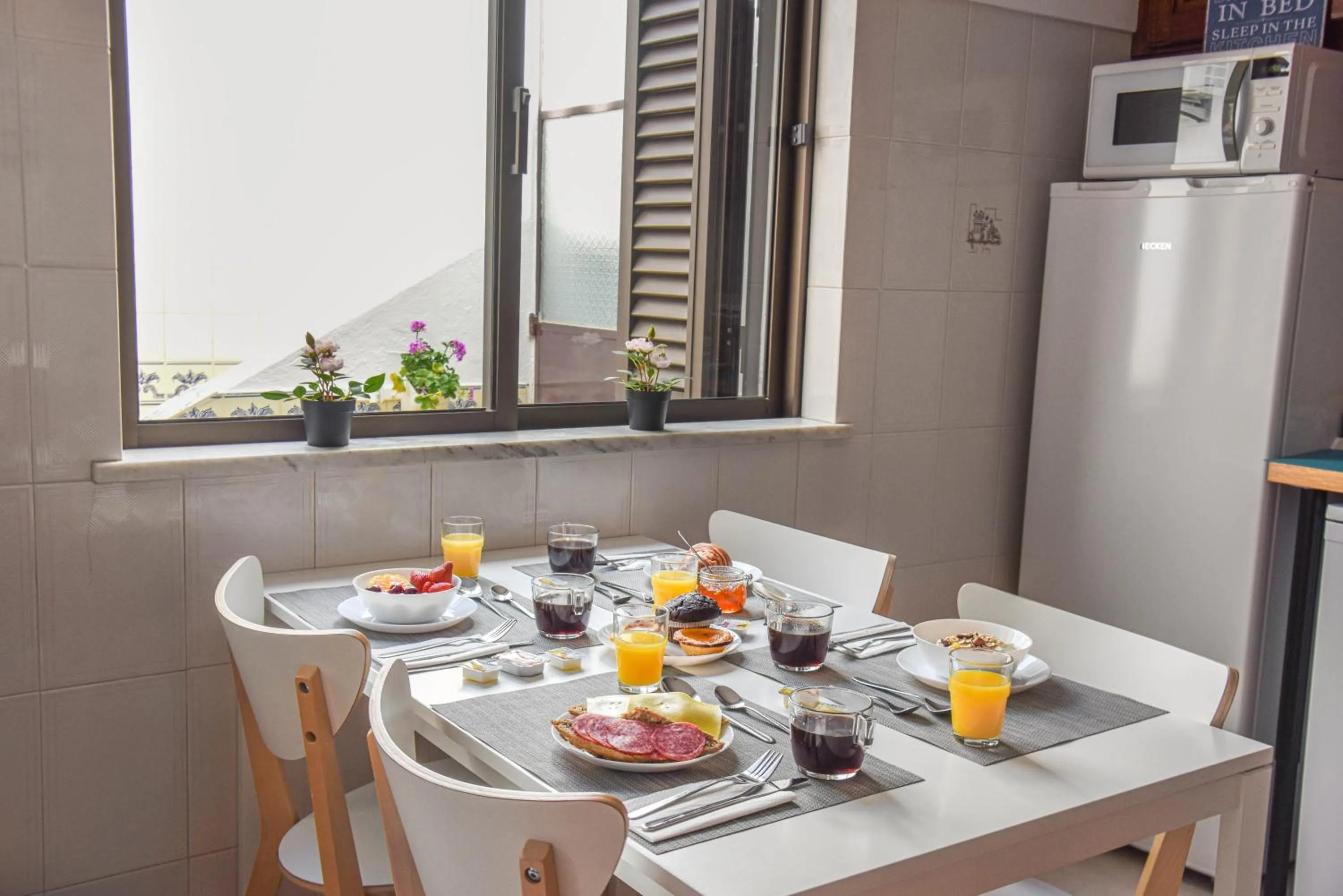 Continental breakfast in Blue Door Lagos