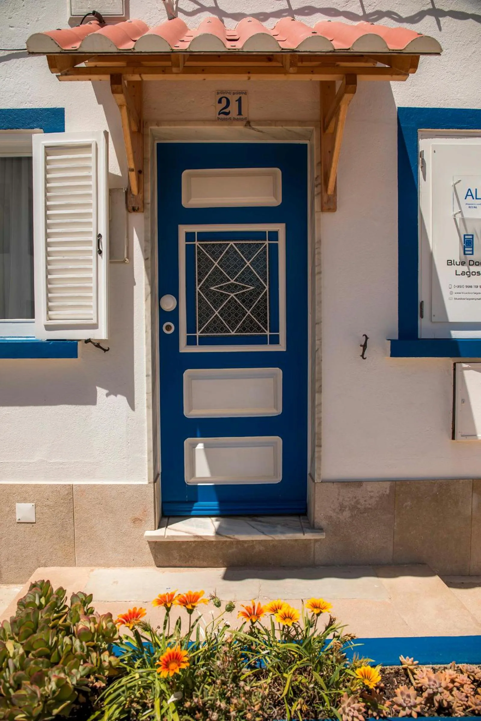 Facade/entrance in Blue Door Lagos