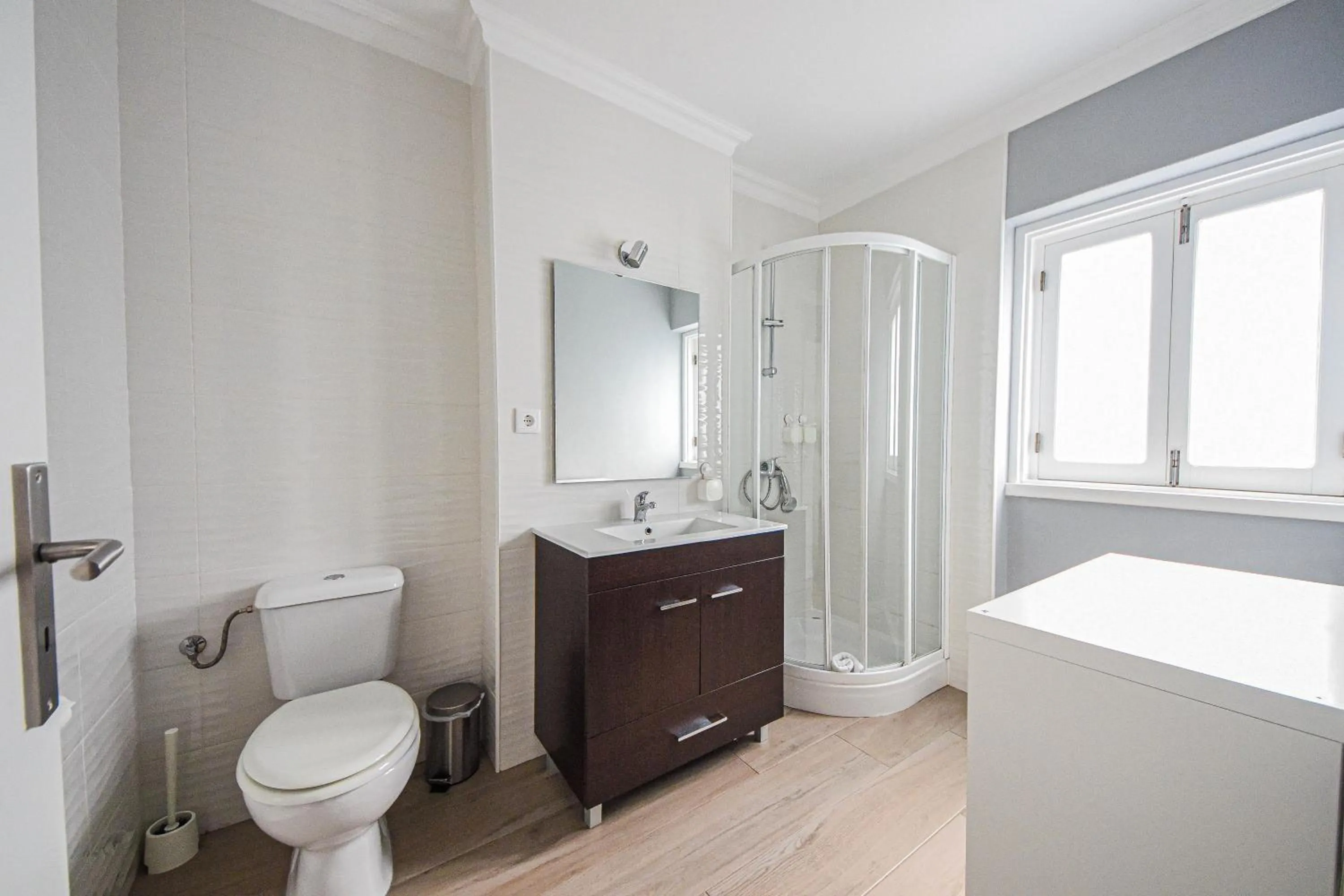 Shower in Blue Door Lagos