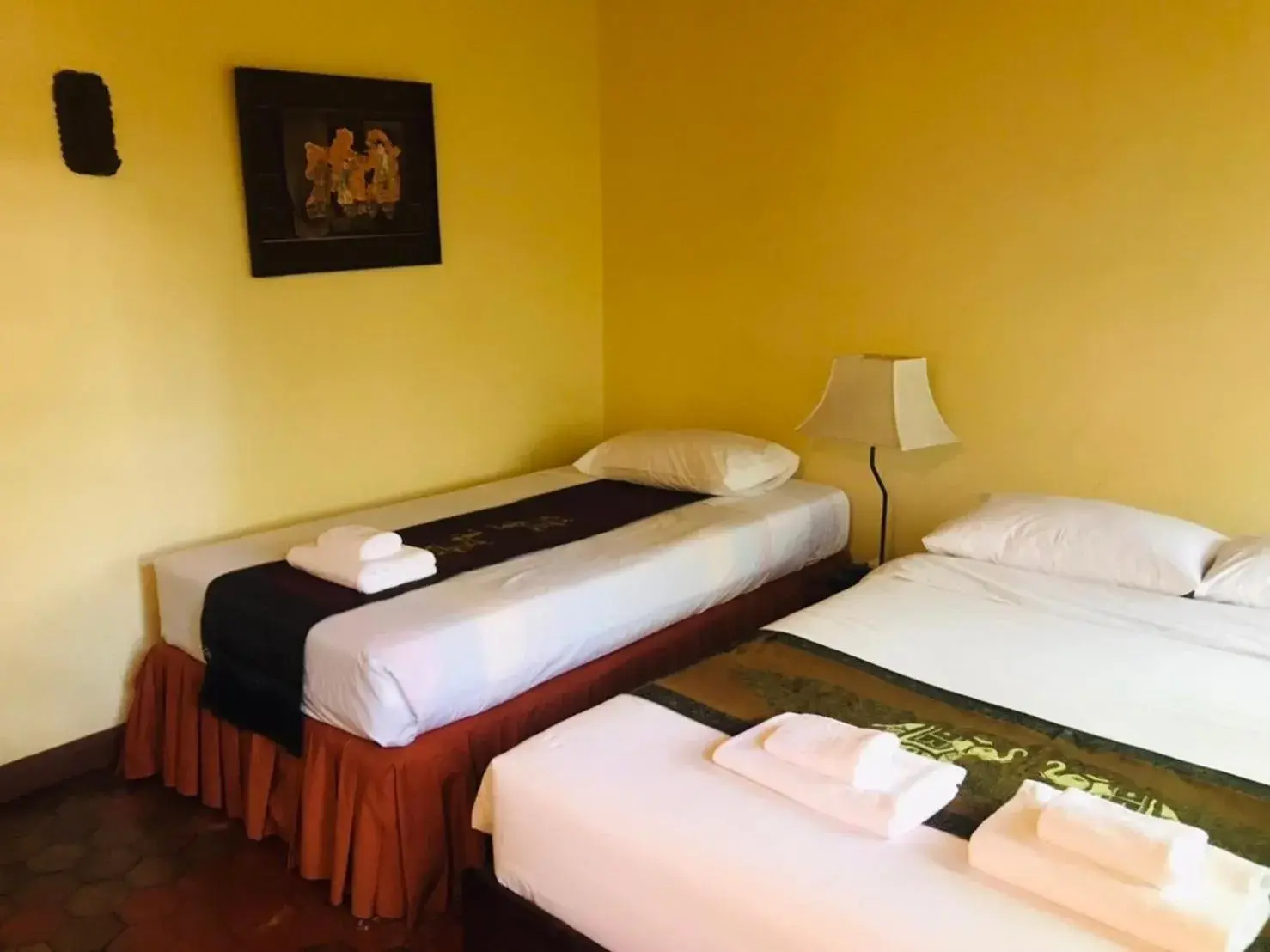 Bedroom, Bed in Golden Triangle Palace Hotel Bedroom, Bed in Golden Triangle Palace Hotel