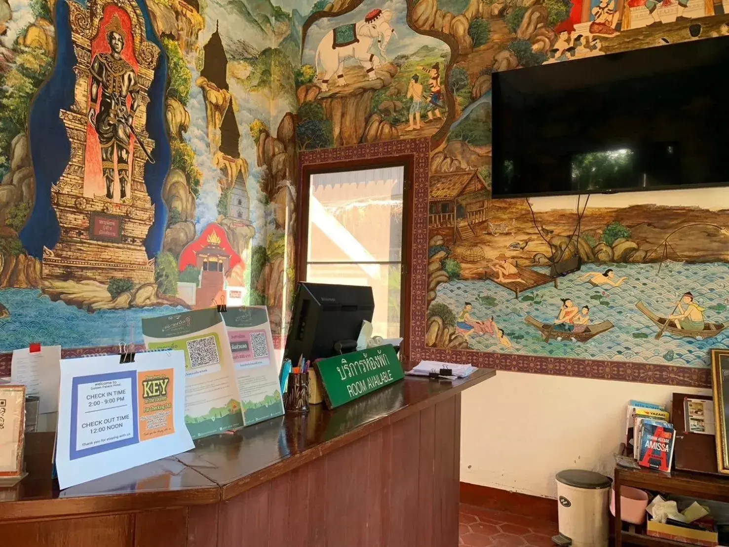 Lobby or reception in Golden Triangle Palace Hotel Lobby or reception in Golden Triangle Palace Hotel