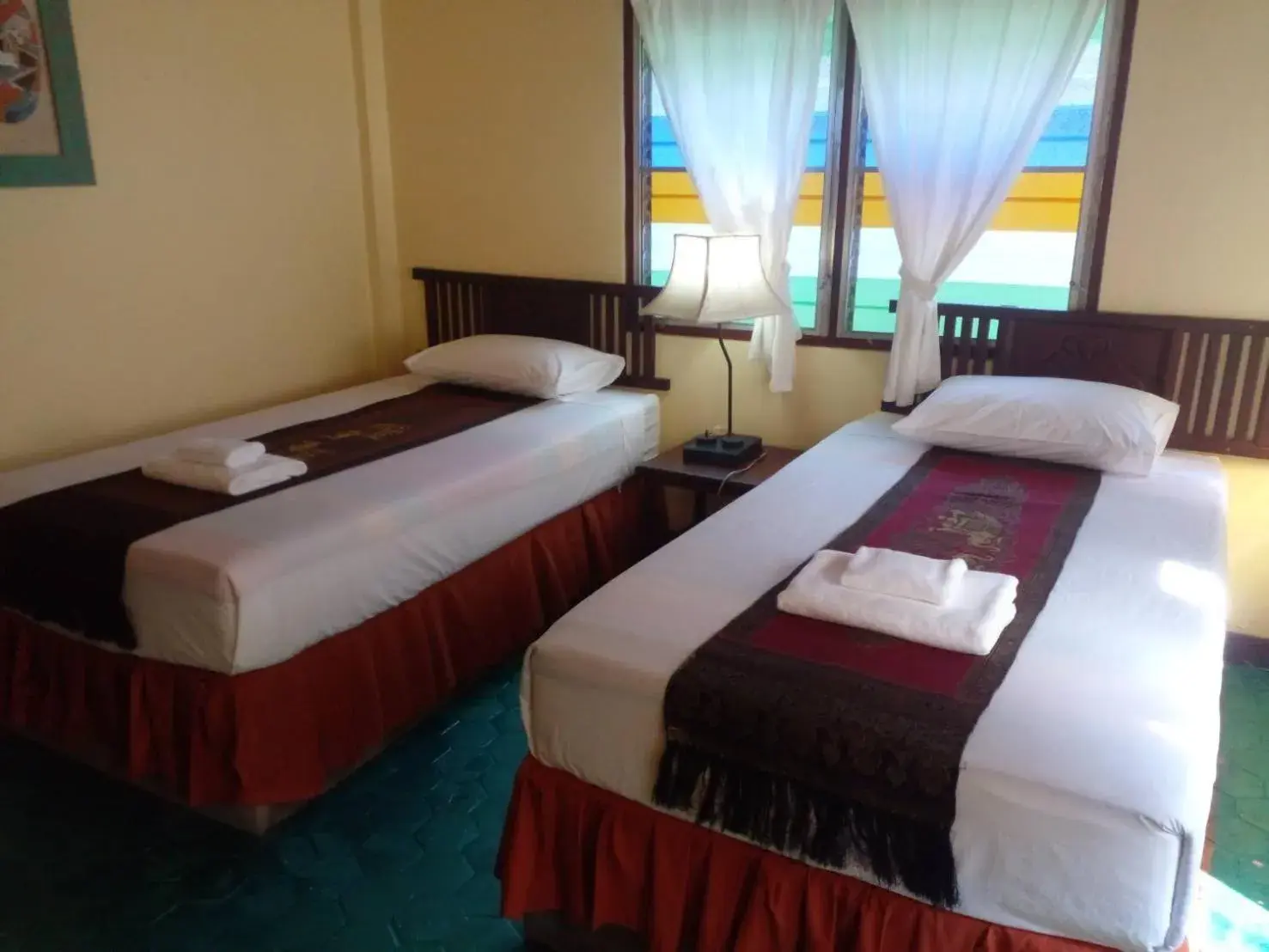 Bedroom, Bed in Golden Triangle Palace Hotel Bedroom, Bed in Golden Triangle Palace Hotel