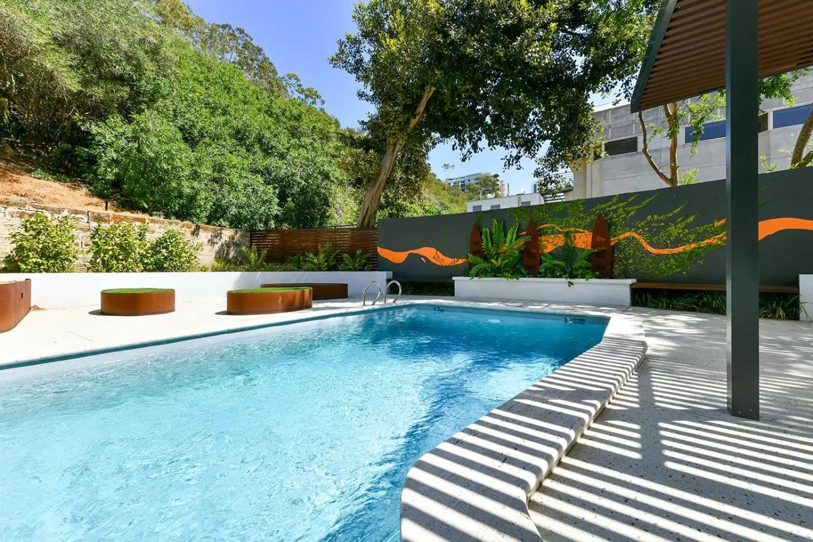 Pool view in Aurea Hotel Perth Kings Park