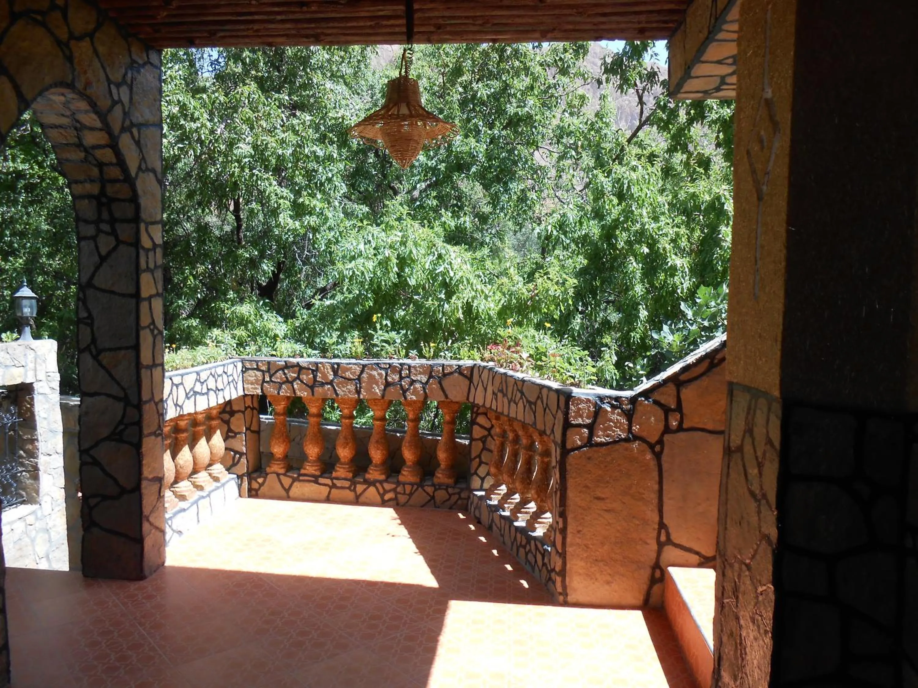 Balcony/Terrace in La Petite Gorge, Hôtel & Restaurant Todra Gorge