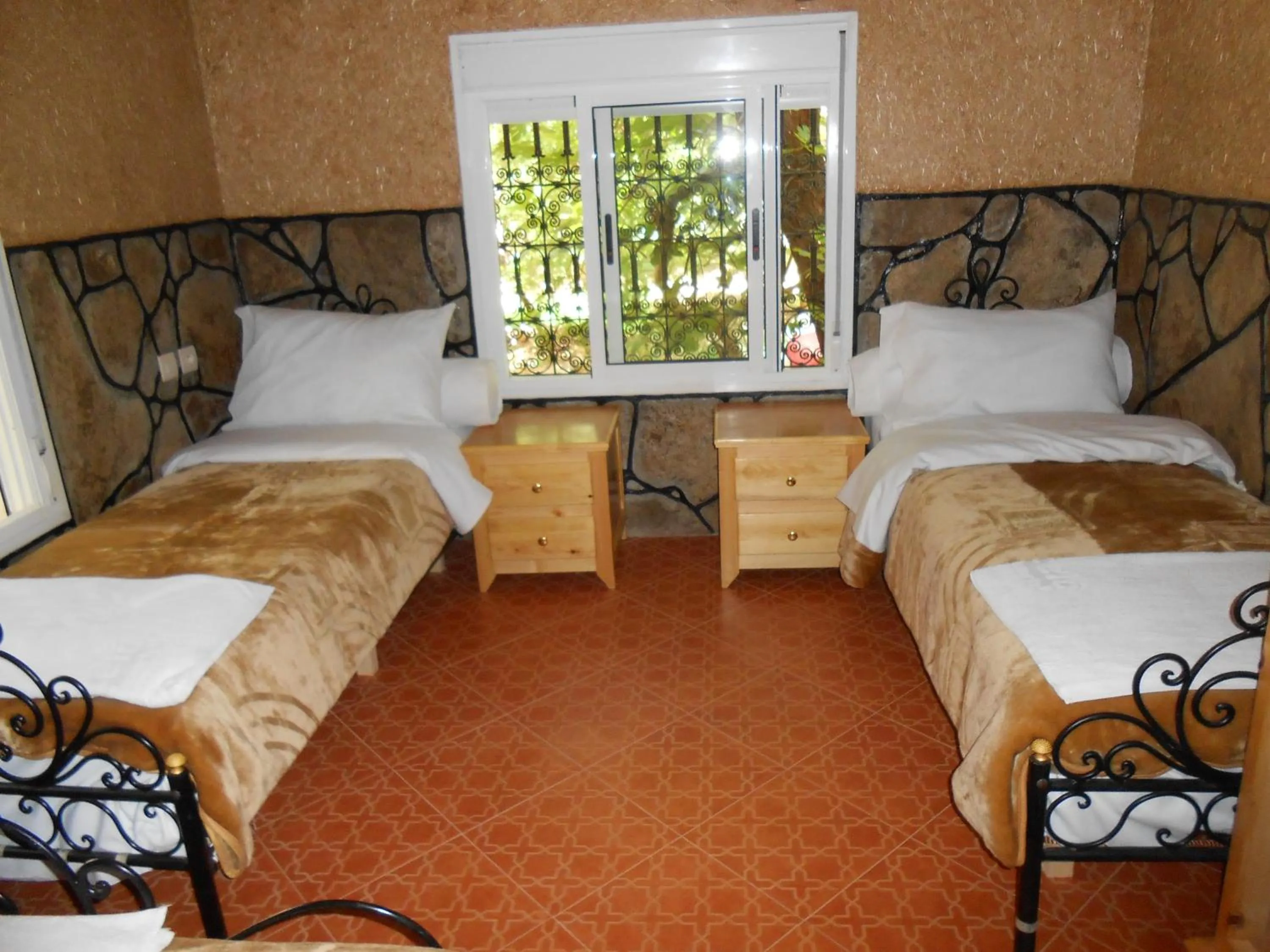 Bedroom, Bed in La Petite Gorge, Hôtel & Restaurant Todra Gorge