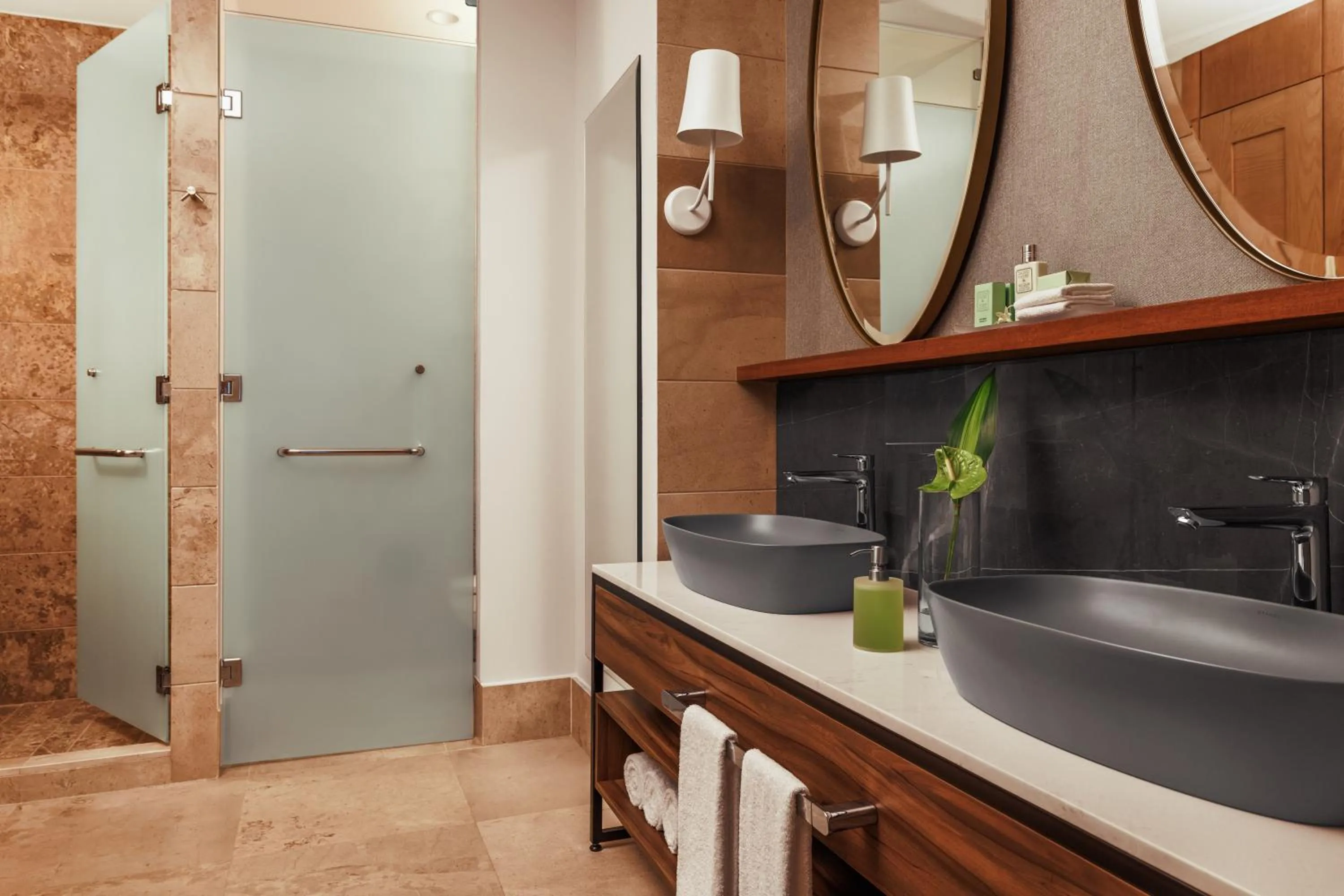 Shower in BON Hotel at VidantaWorld Nuevo Vallarta