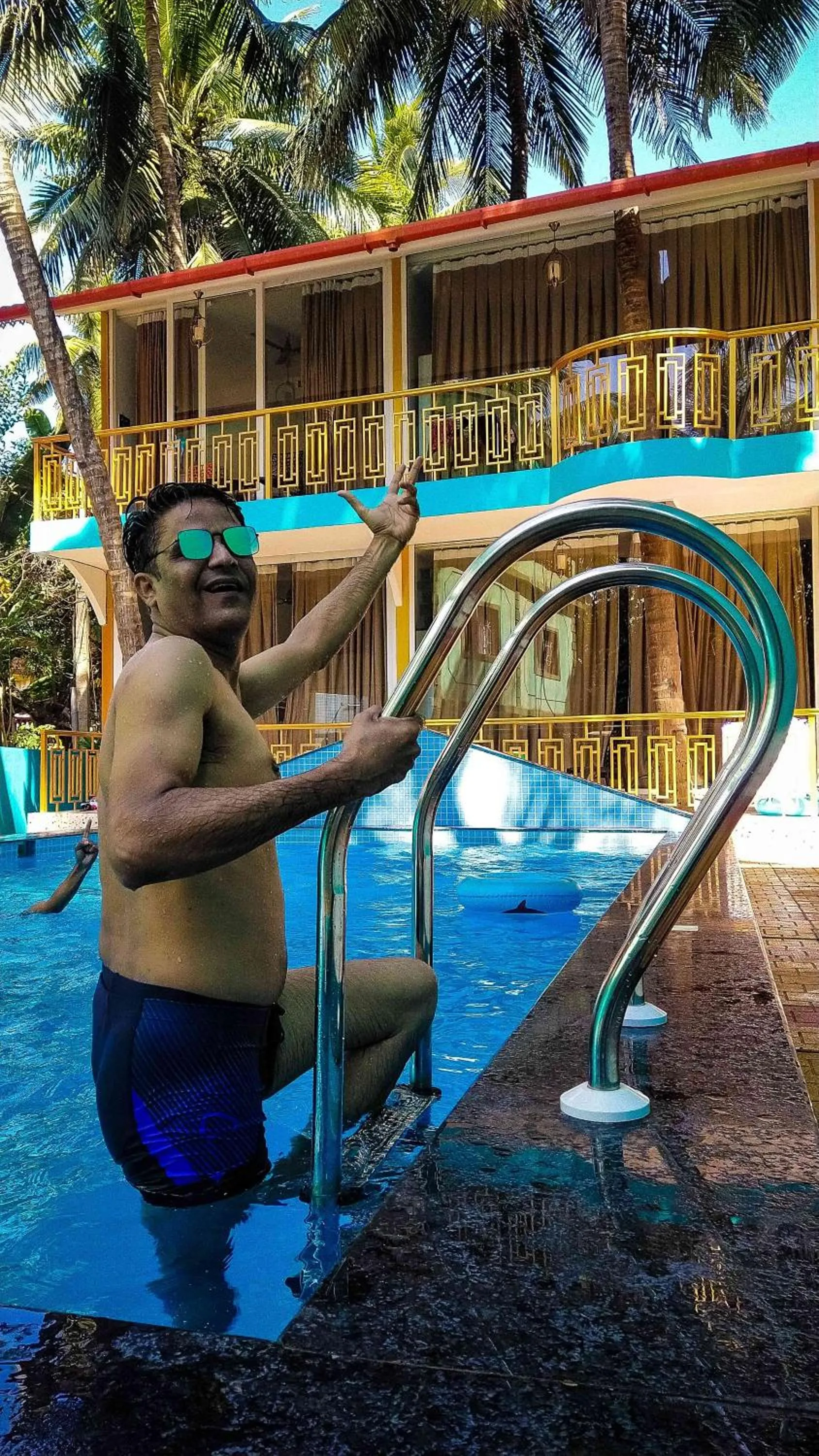 Swimming pool in 36 Yard Beach Cottages