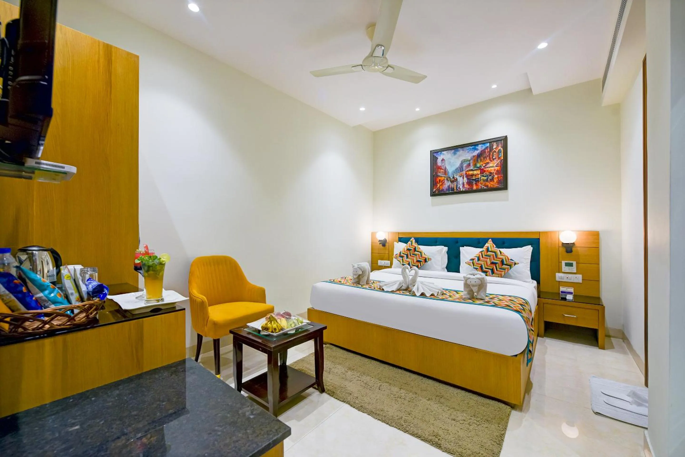 Seating area, Bed in Classio Royale By iO Hotels Near Golden Temple