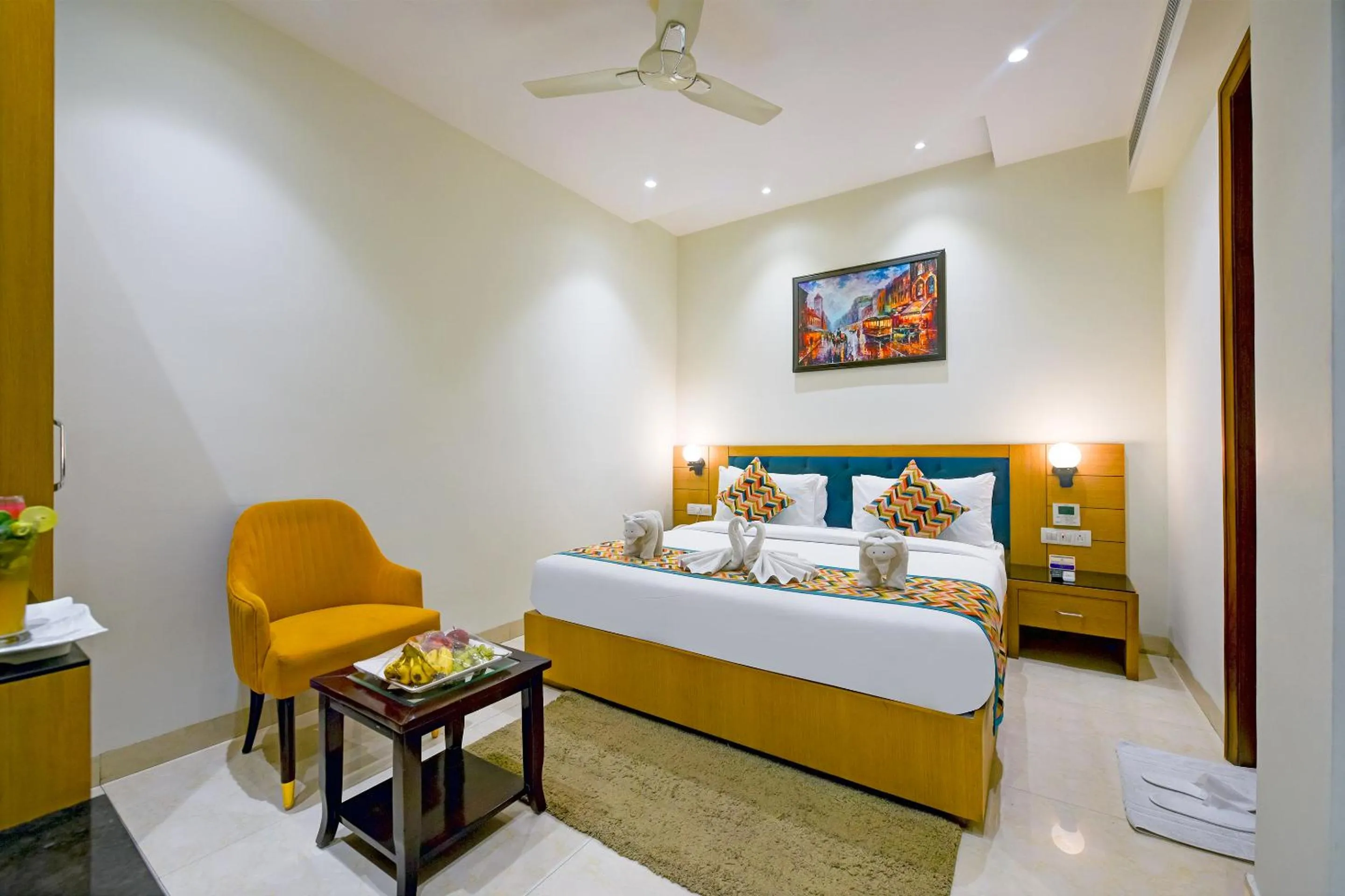 Seating area, Bed in Classio Royale By iO Hotels Near Golden Temple