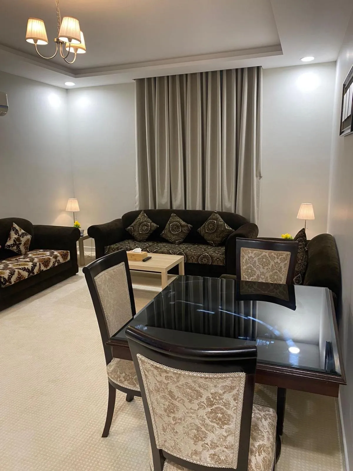 Living room in جلنار الشرق للشقق المخدومة