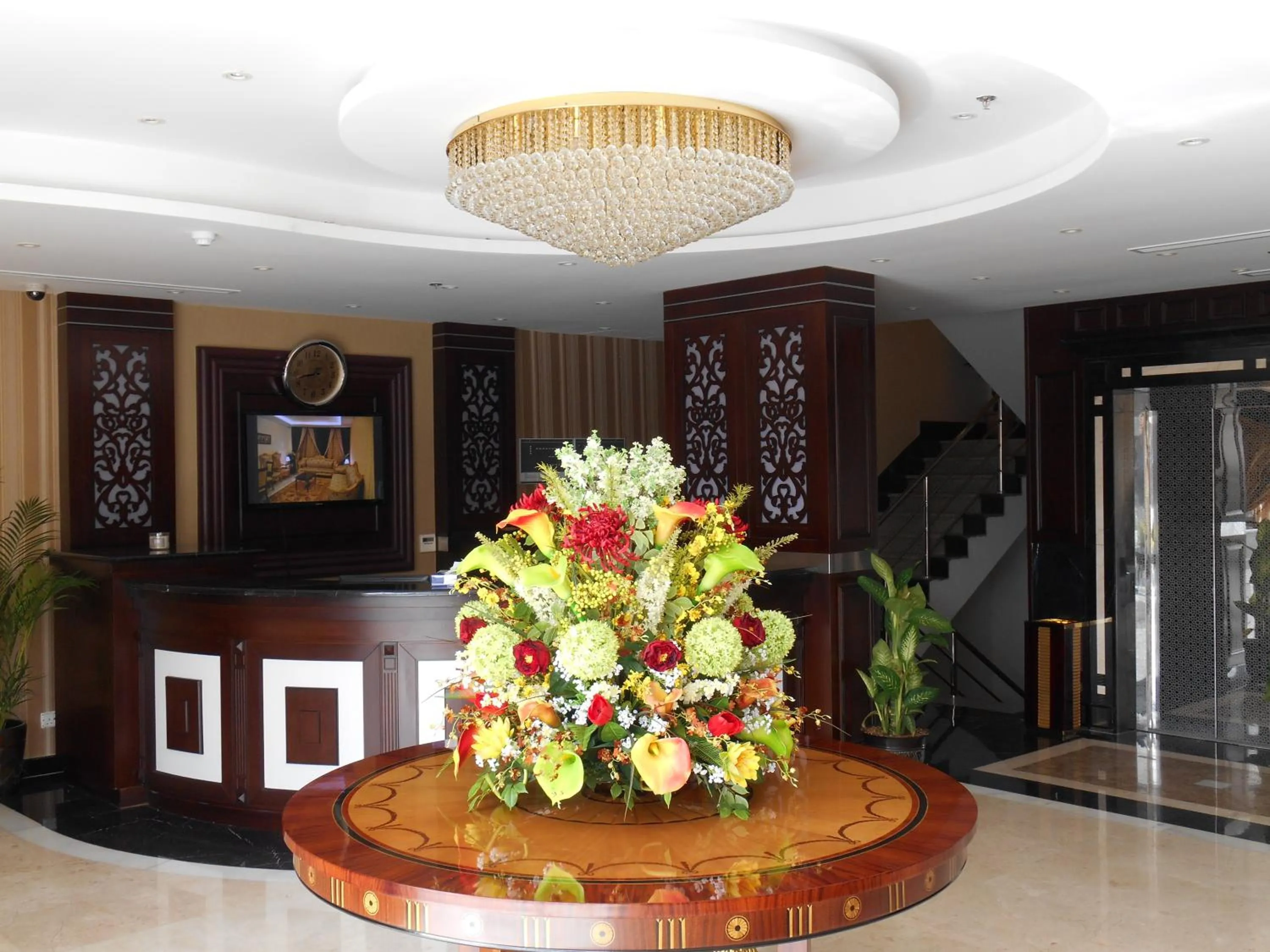 Lobby or reception in جلنار الشرق للشقق المخدومة