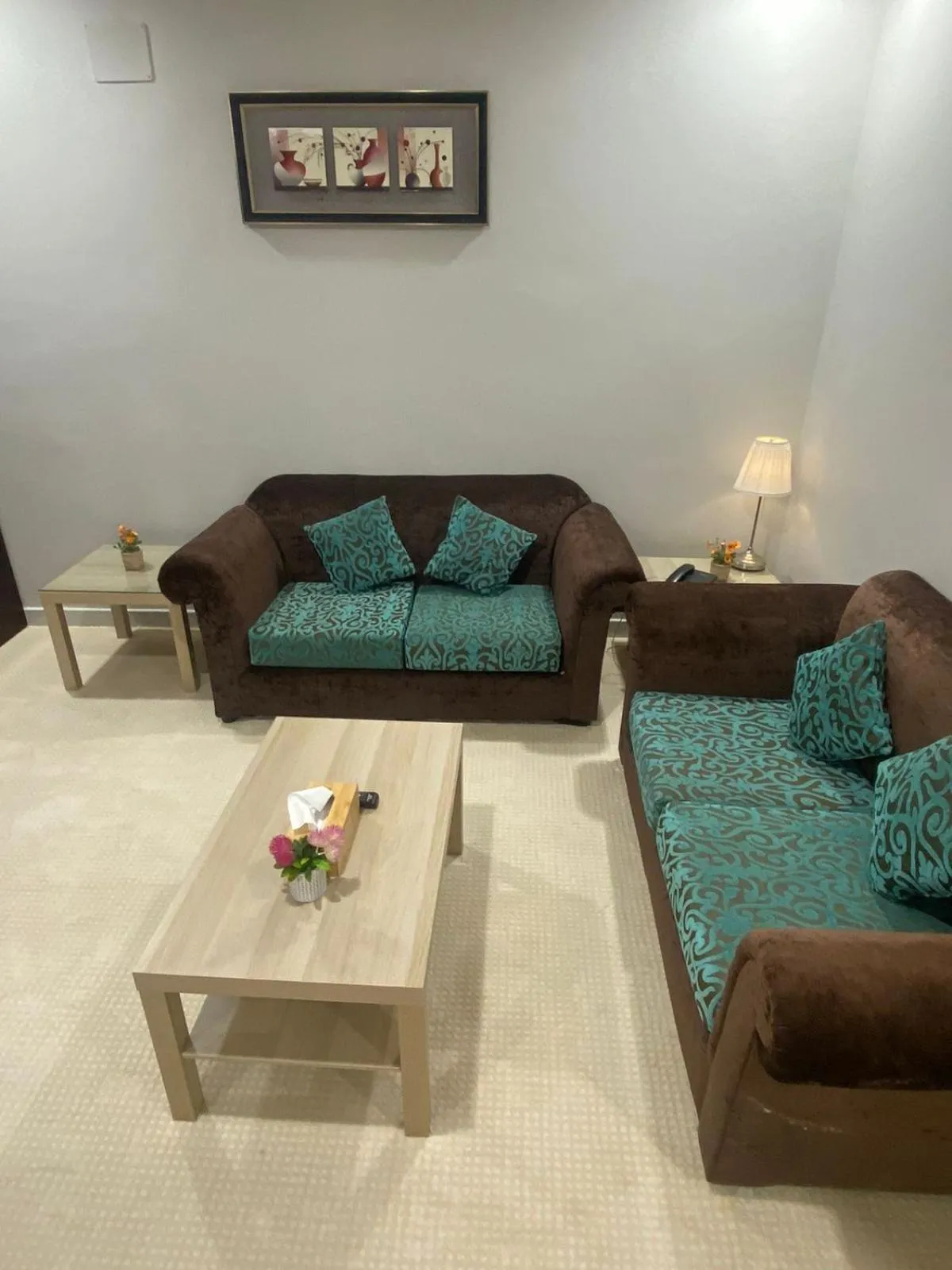 Living room in جلنار الشرق للشقق المخدومة