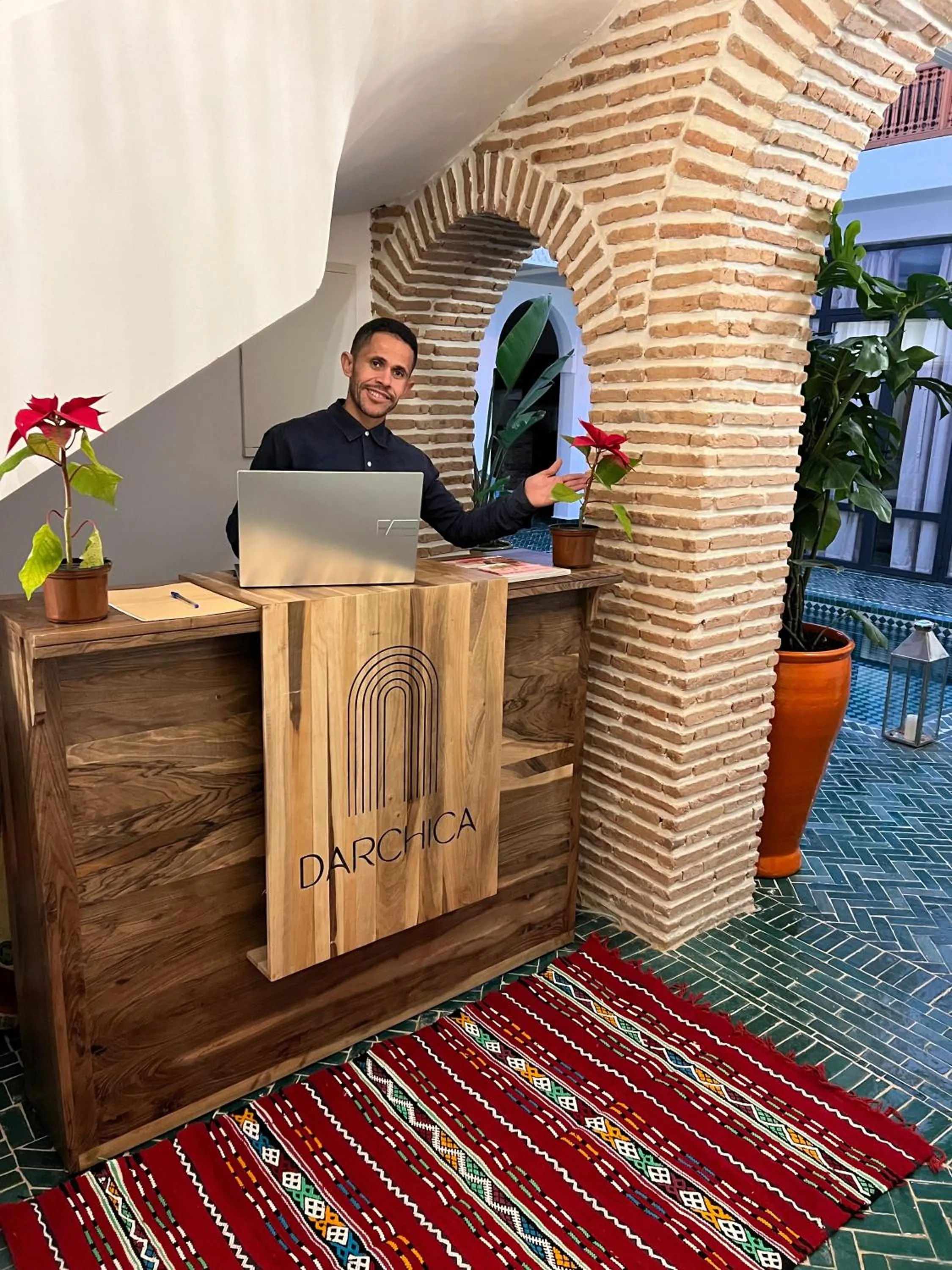 Lobby or reception in Riad Darchica