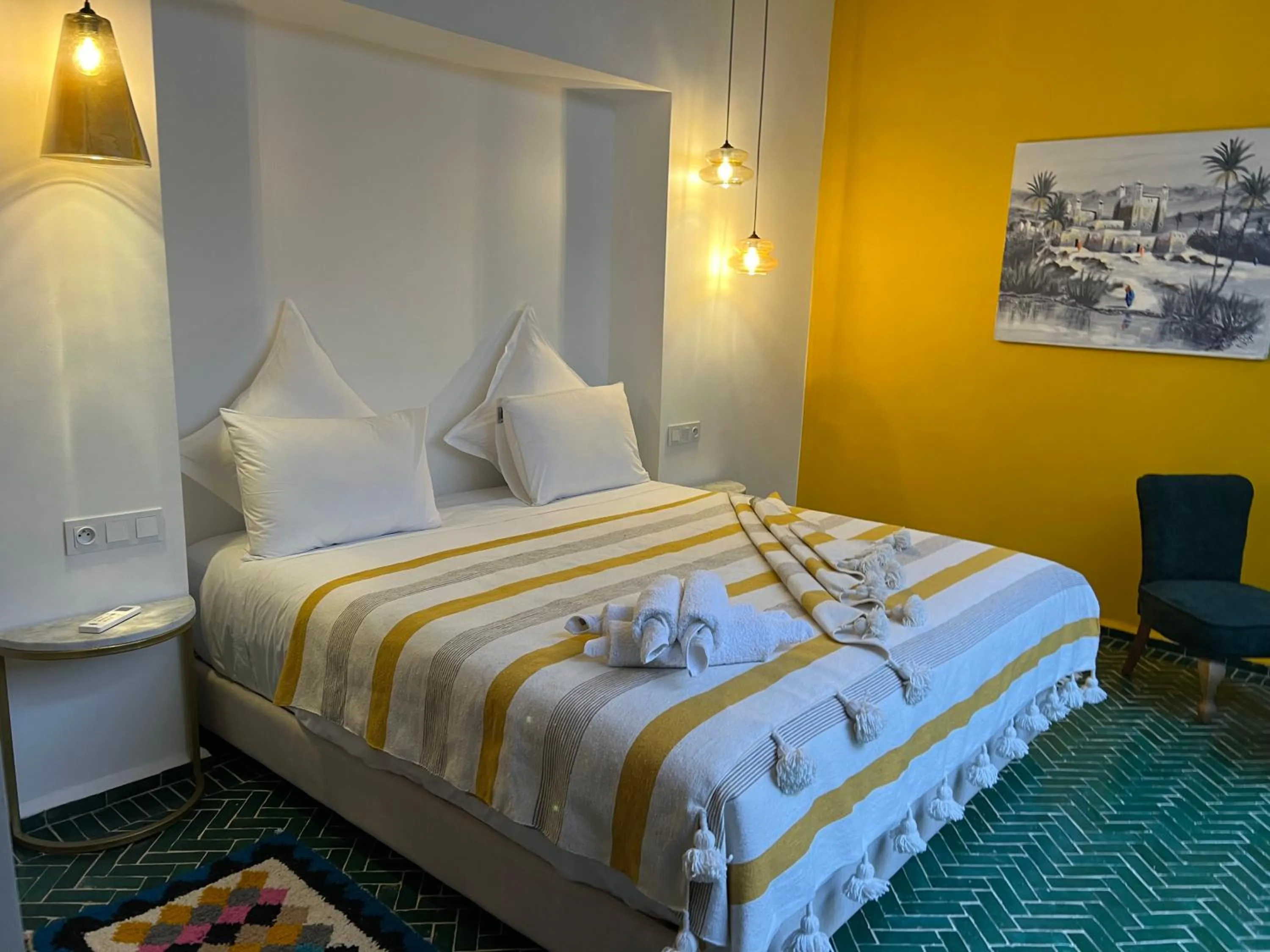 Bedroom, Bed in Riad Darchica