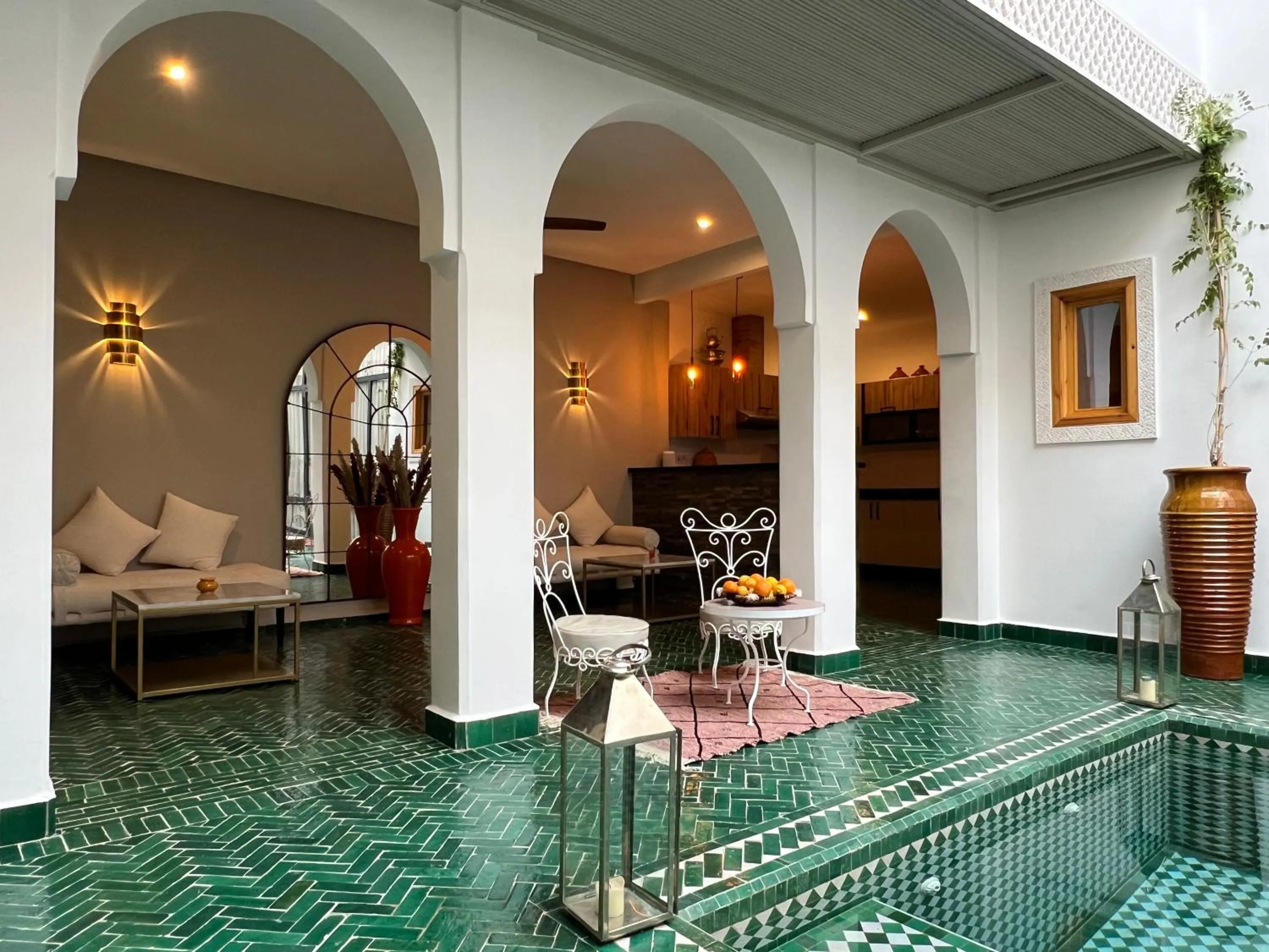 Pool view in Riad Darchica