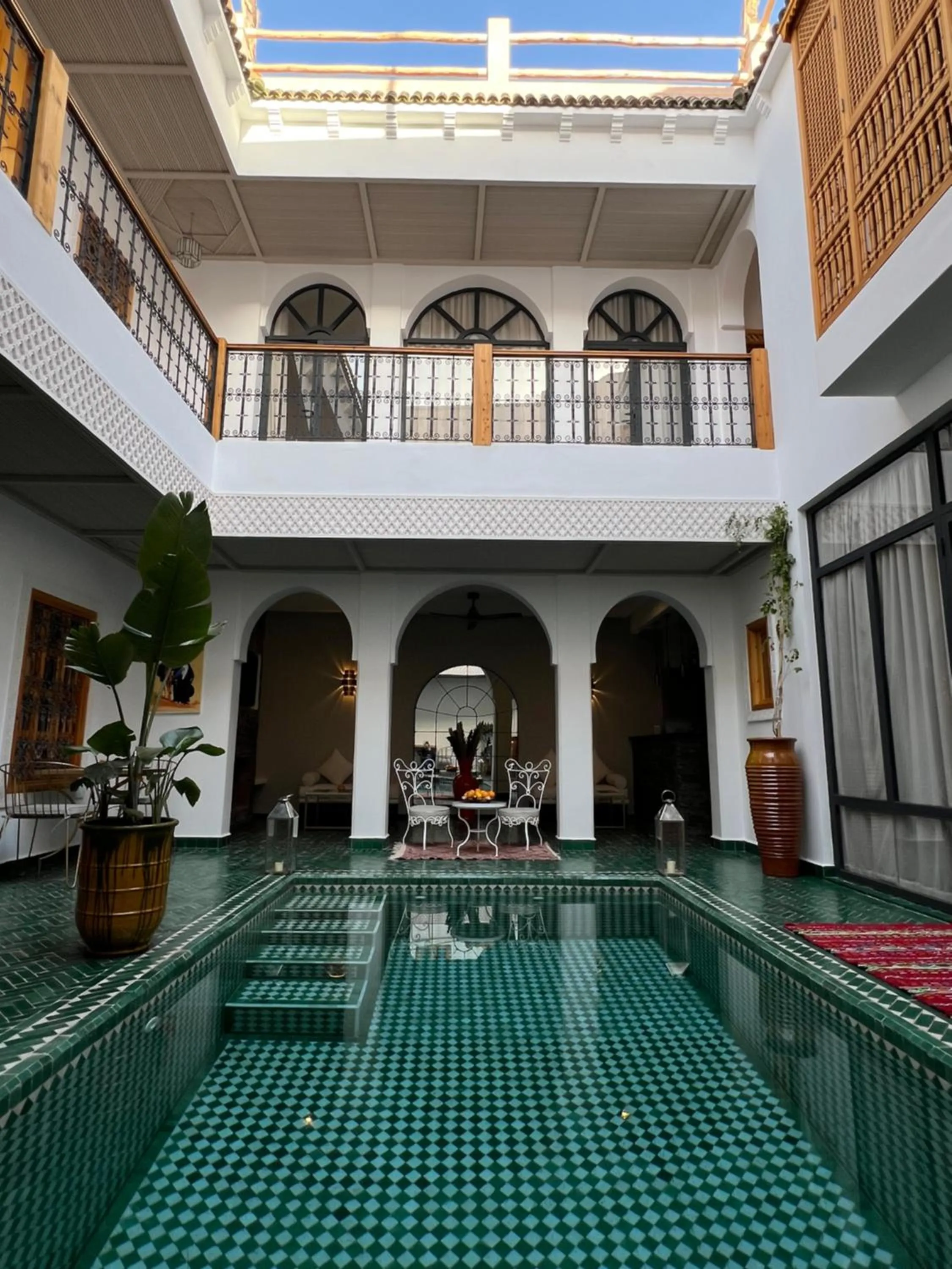 Pool view in Riad Darchica