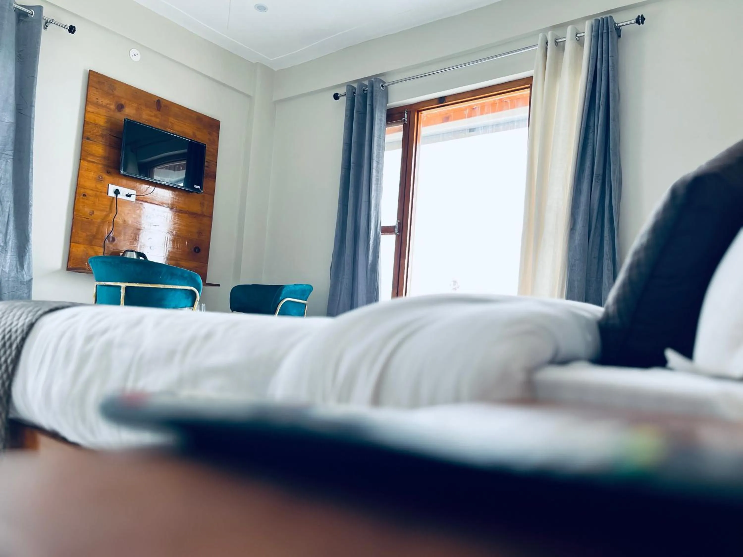 Bed in Himalayan Hill Top Resort