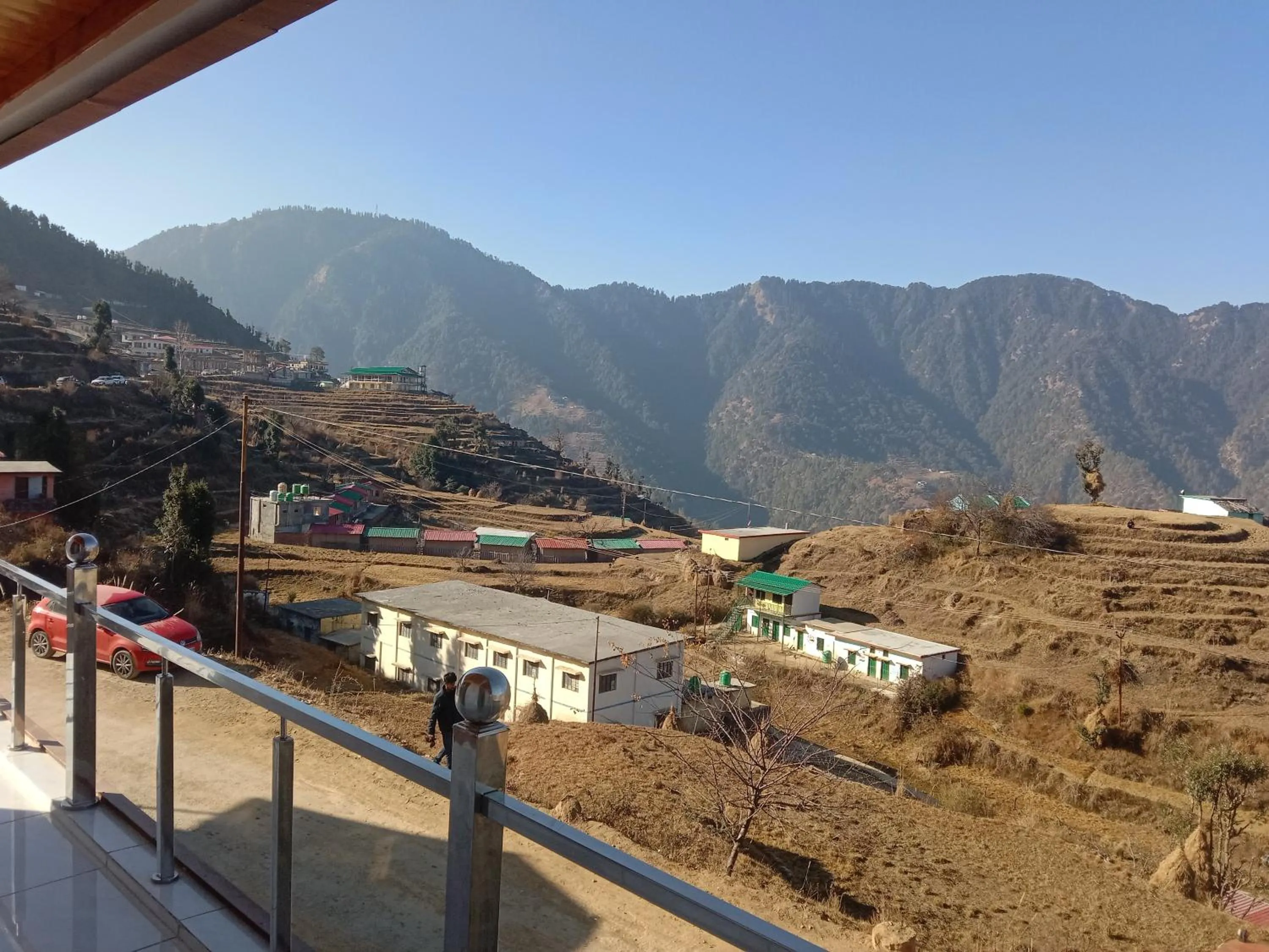 Mountain view in Himalayan Hill Top Resort