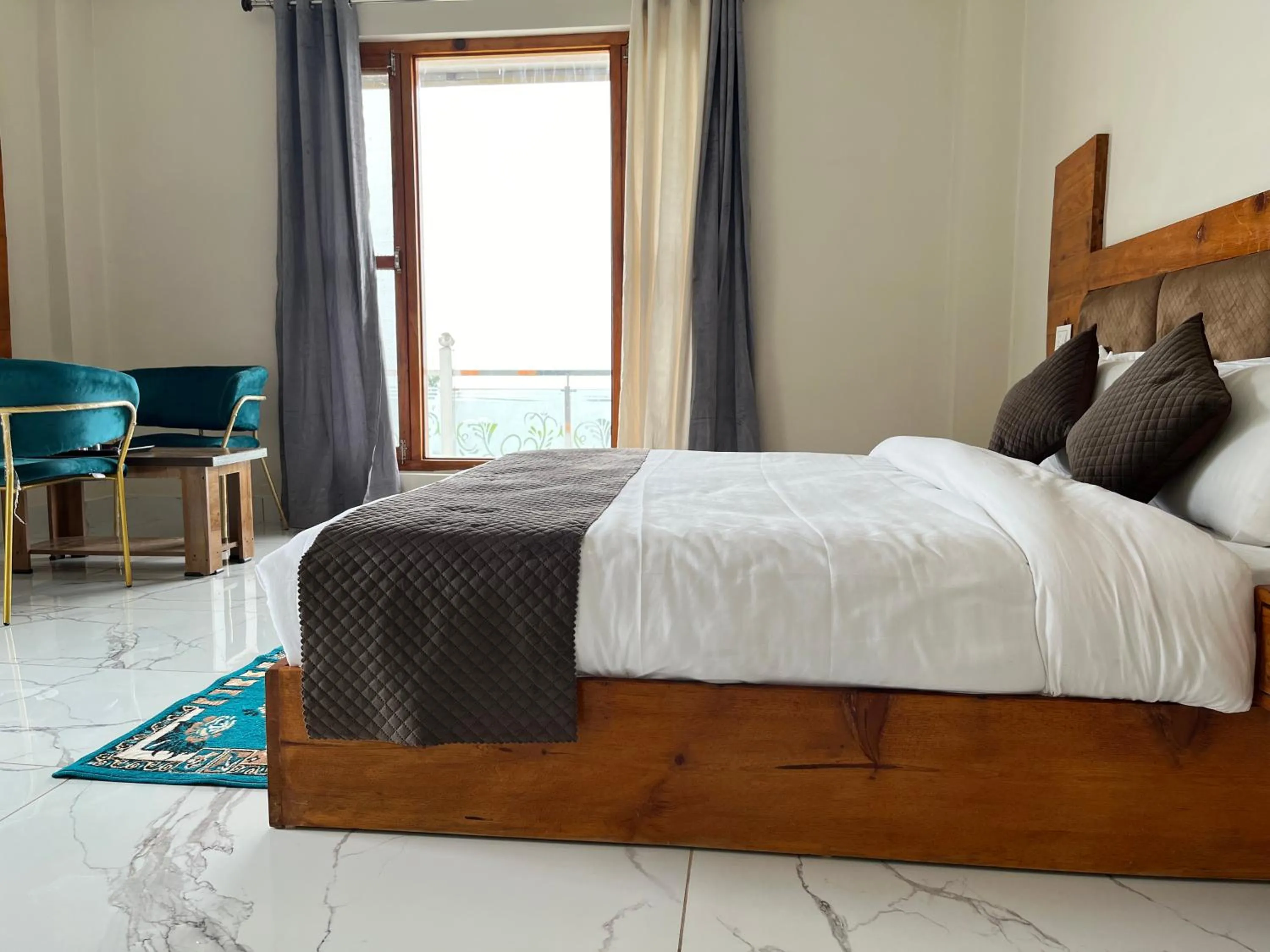 Bed in Himalayan Hill Top Resort