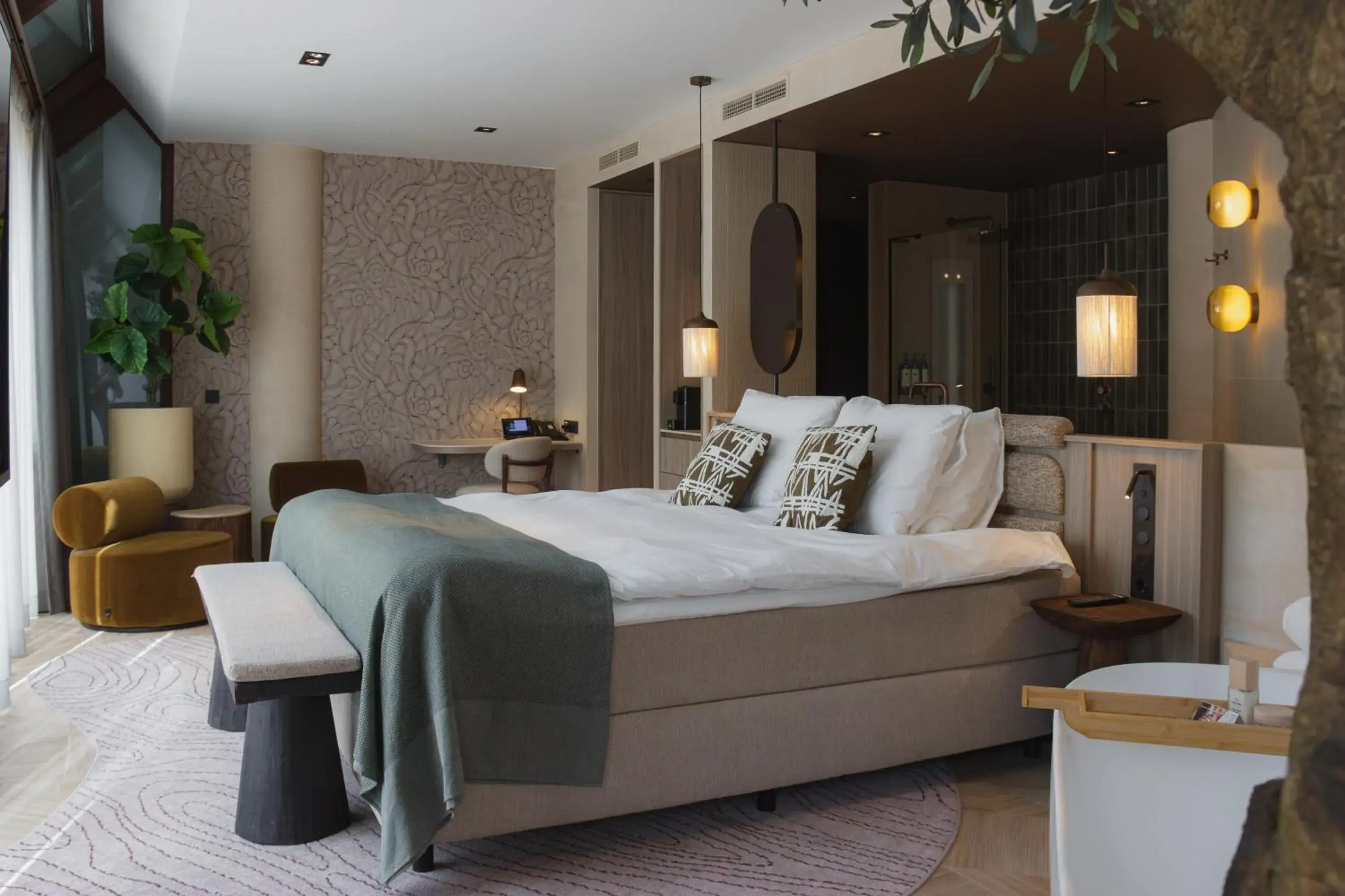 Bed in Wellnesshotel Thermae 2000 Bed in Wellnesshotel Thermae 2000