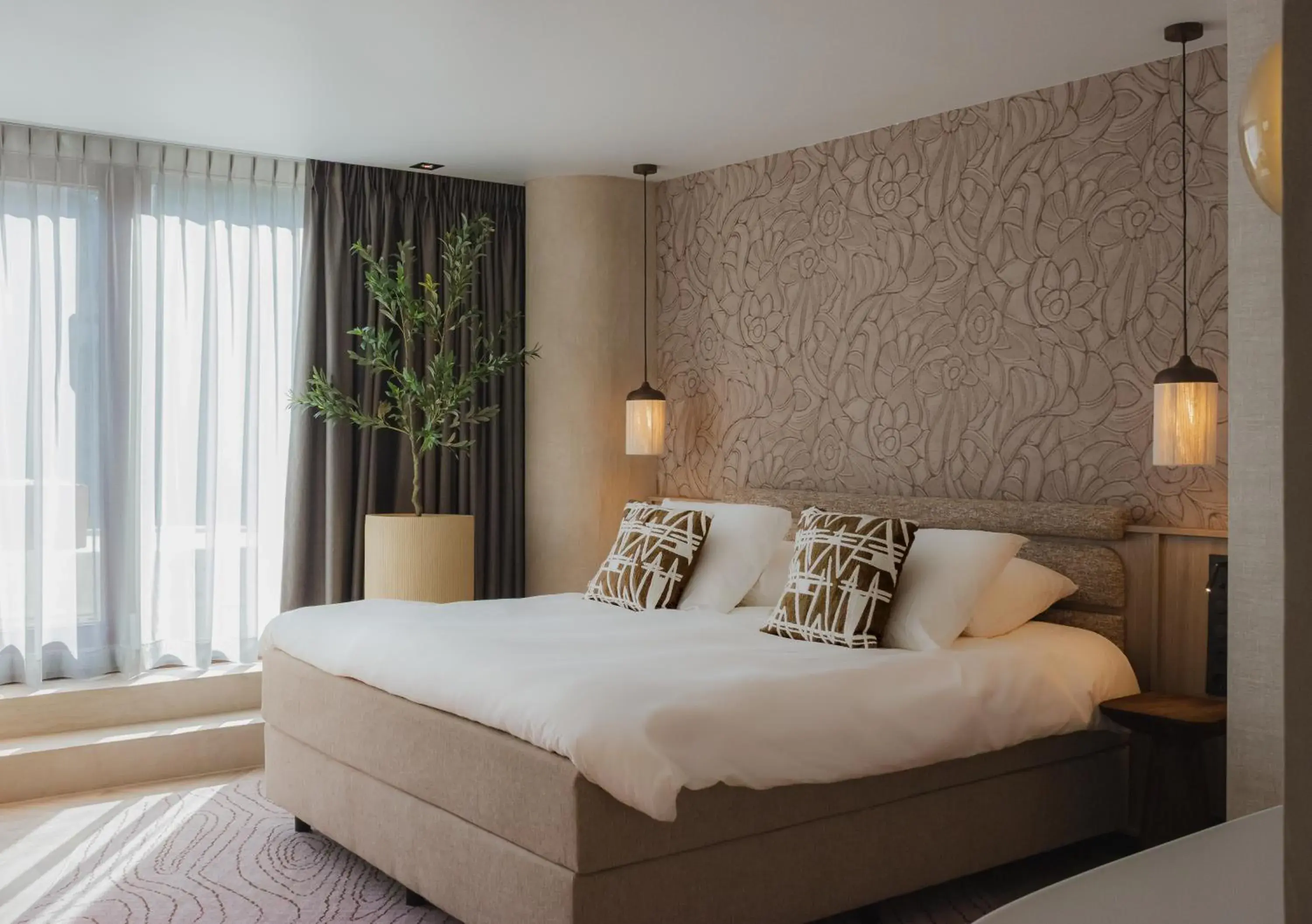 Bed in Wellnesshotel Thermae 2000 Bed in Wellnesshotel Thermae 2000