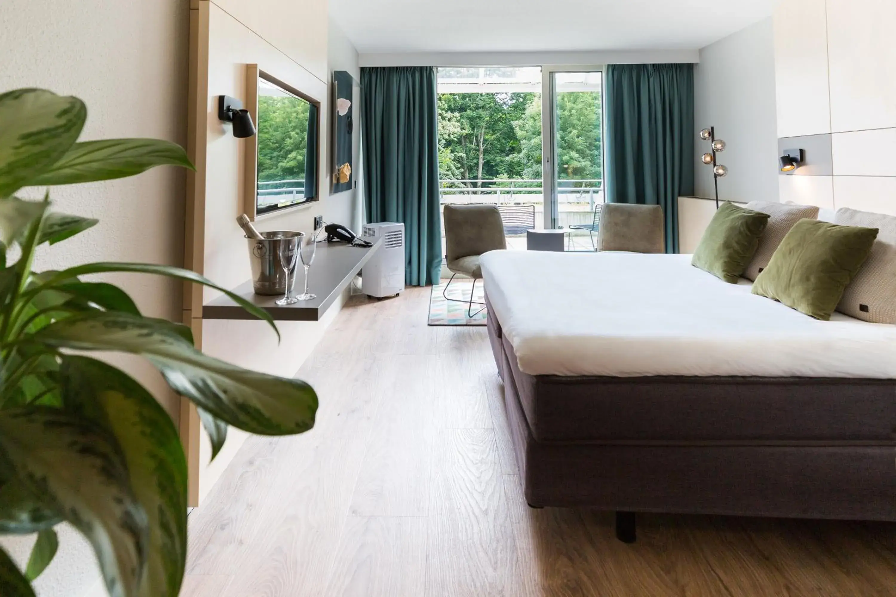 Bed in Wellnesshotel Thermae 2000 Bed in Wellnesshotel Thermae 2000