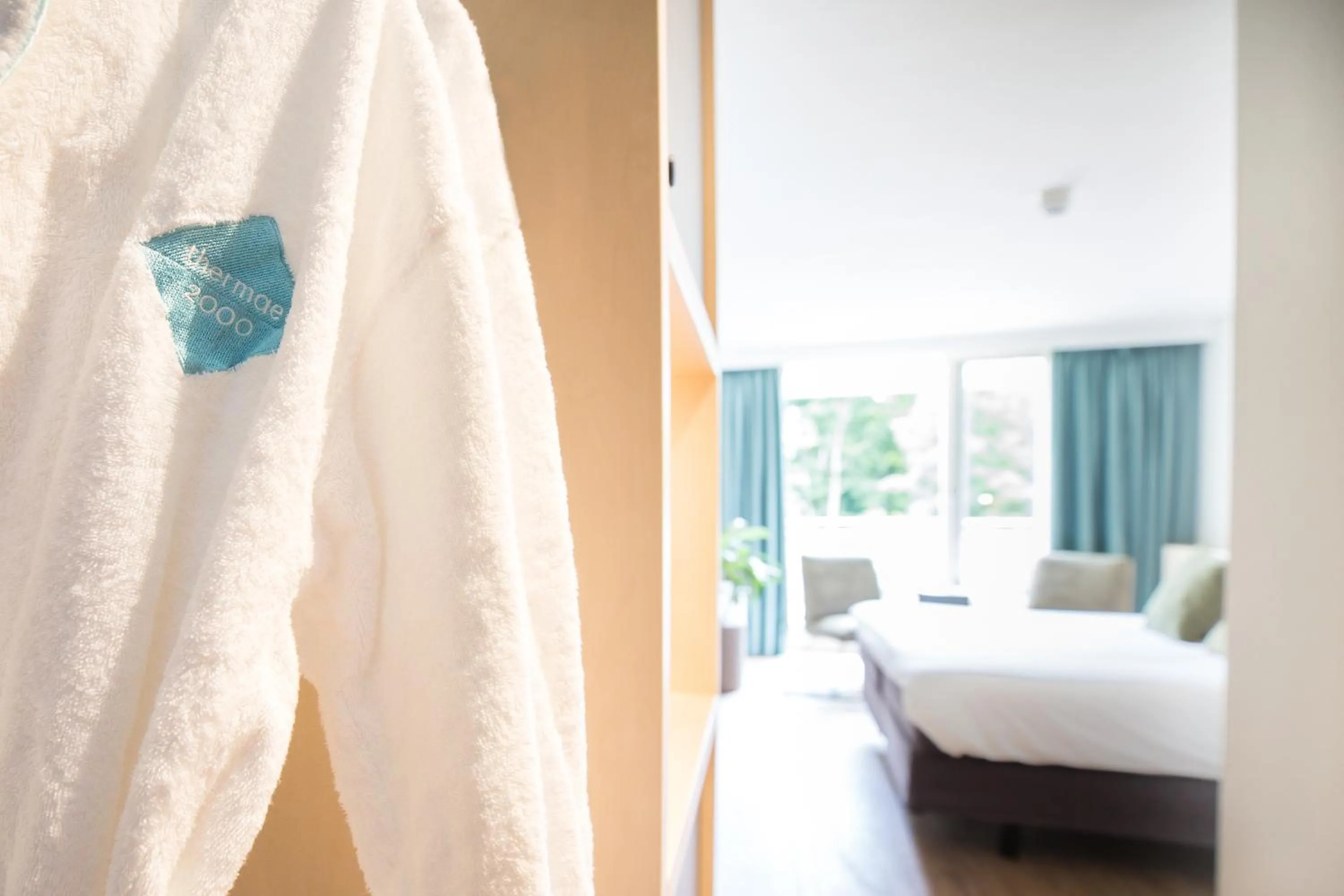 towels, Bed in Wellnesshotel Thermae 2000