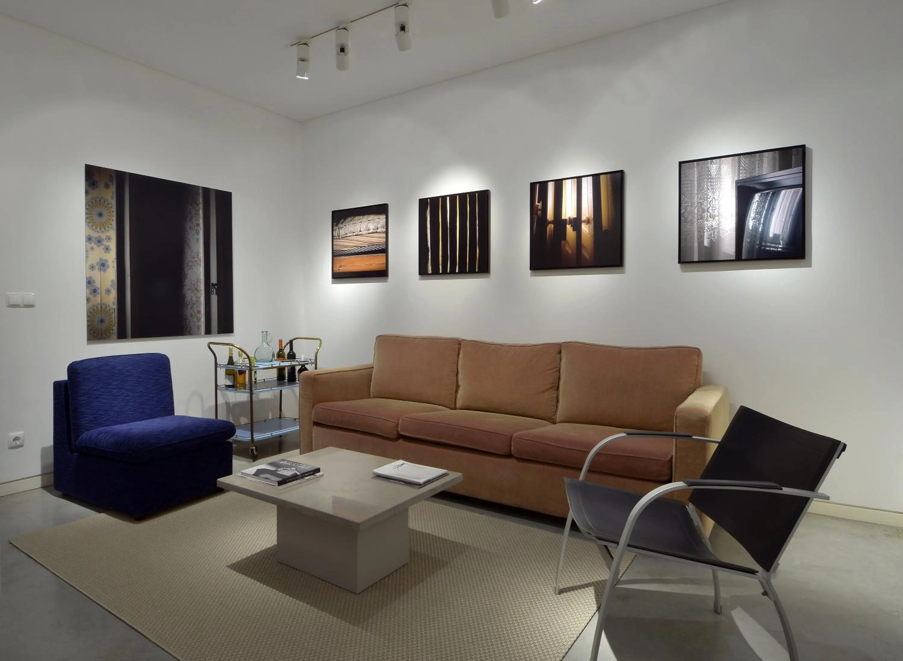Living room in Art Gallery Apartment