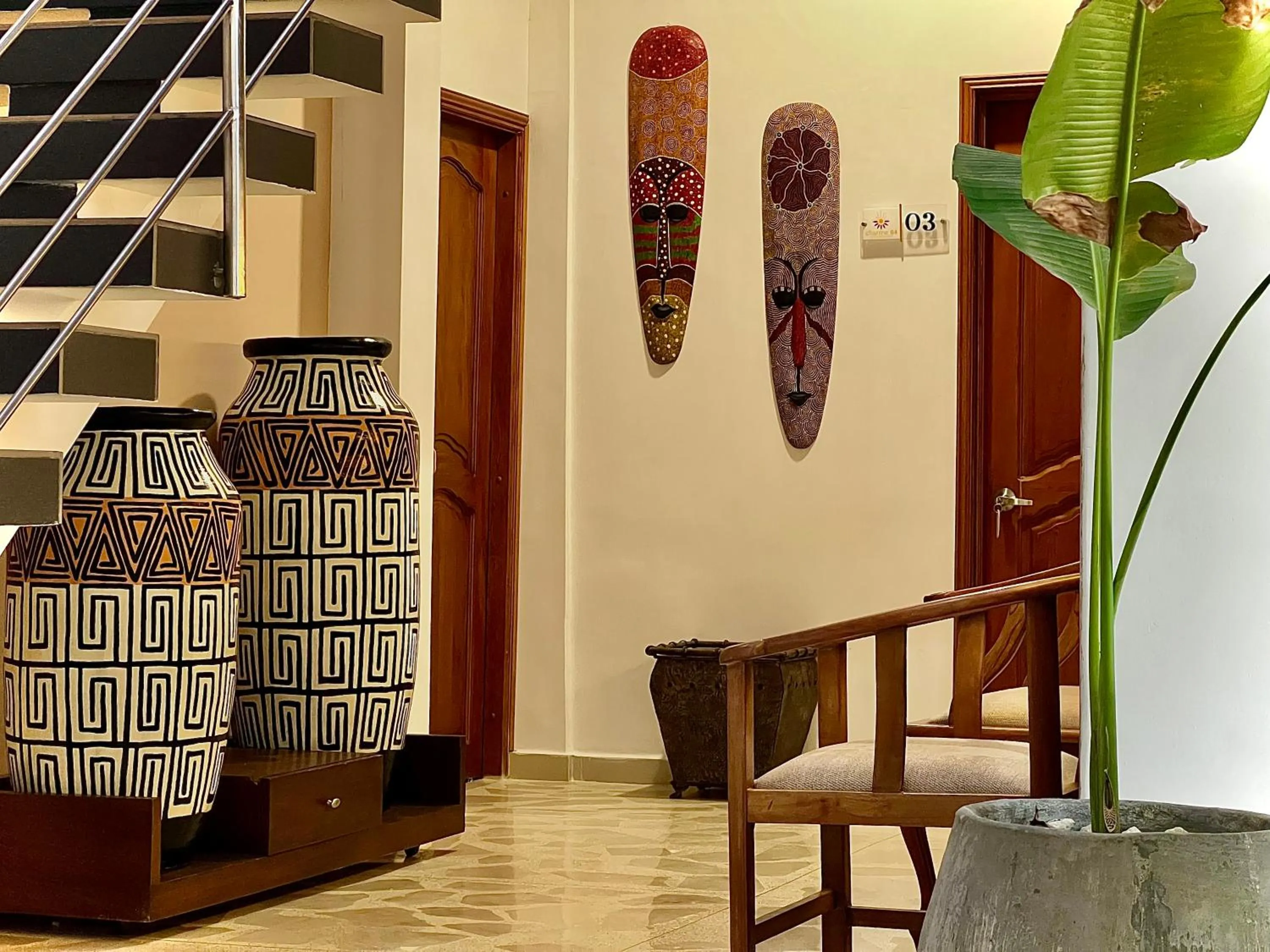 Decorative detail in Charme 64 Hotel Boutique