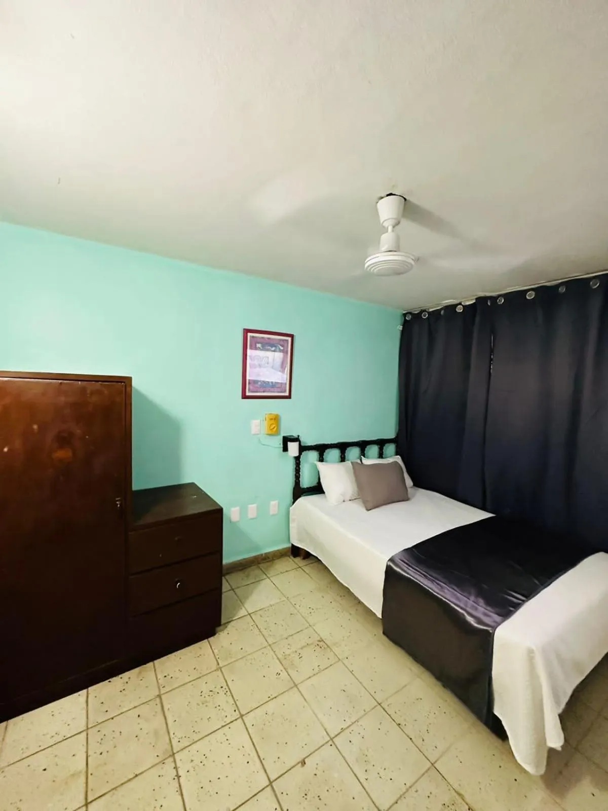 Bed in Hotel Santa Barbara