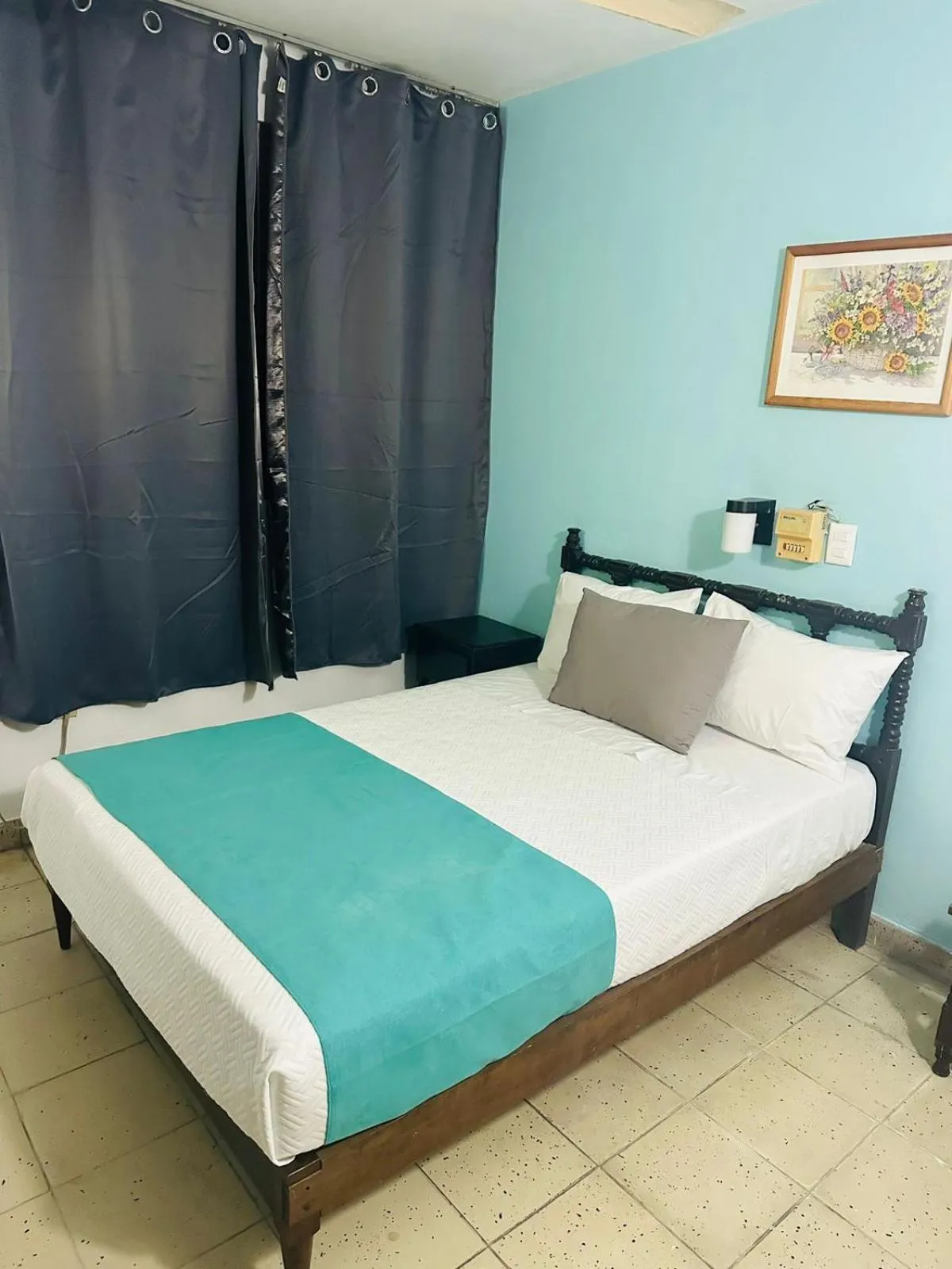 Bed in Hotel Santa Barbara