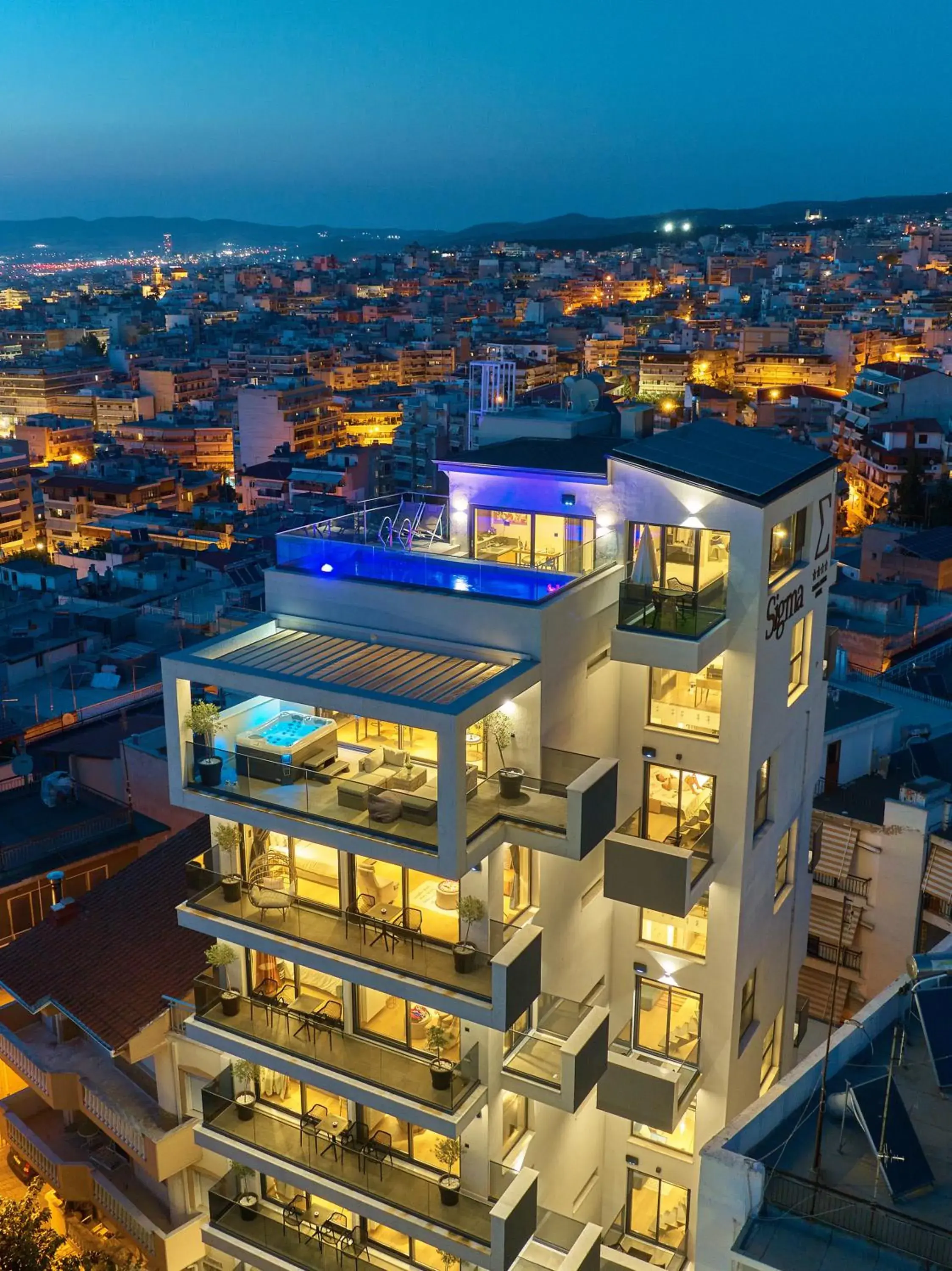 Property building in SIGMA Suites Hotel Property building in SIGMA Suites Hotel