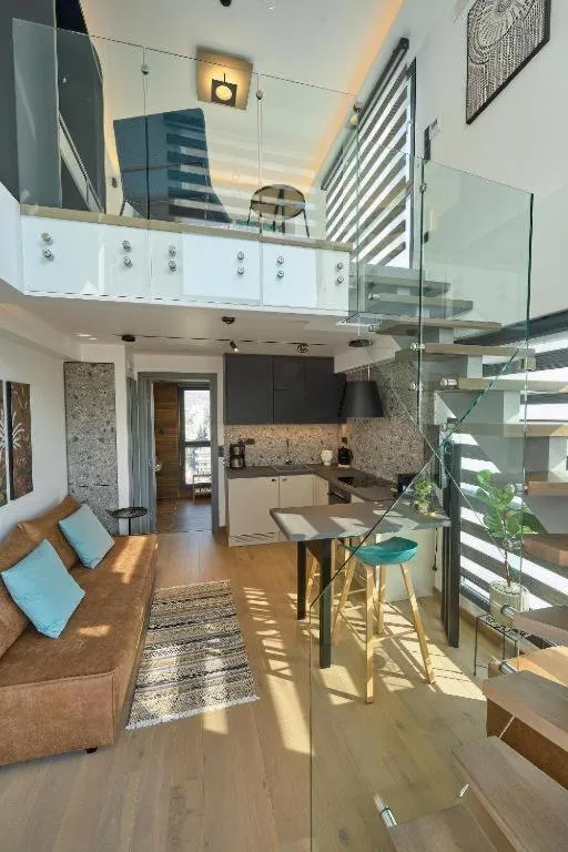 Kitchen or kitchenette in SIGMA Suites Hotel